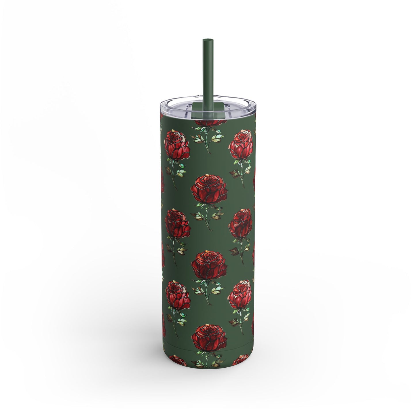 "Timeless Roses" Skinny Matte Tumbler, 20oz