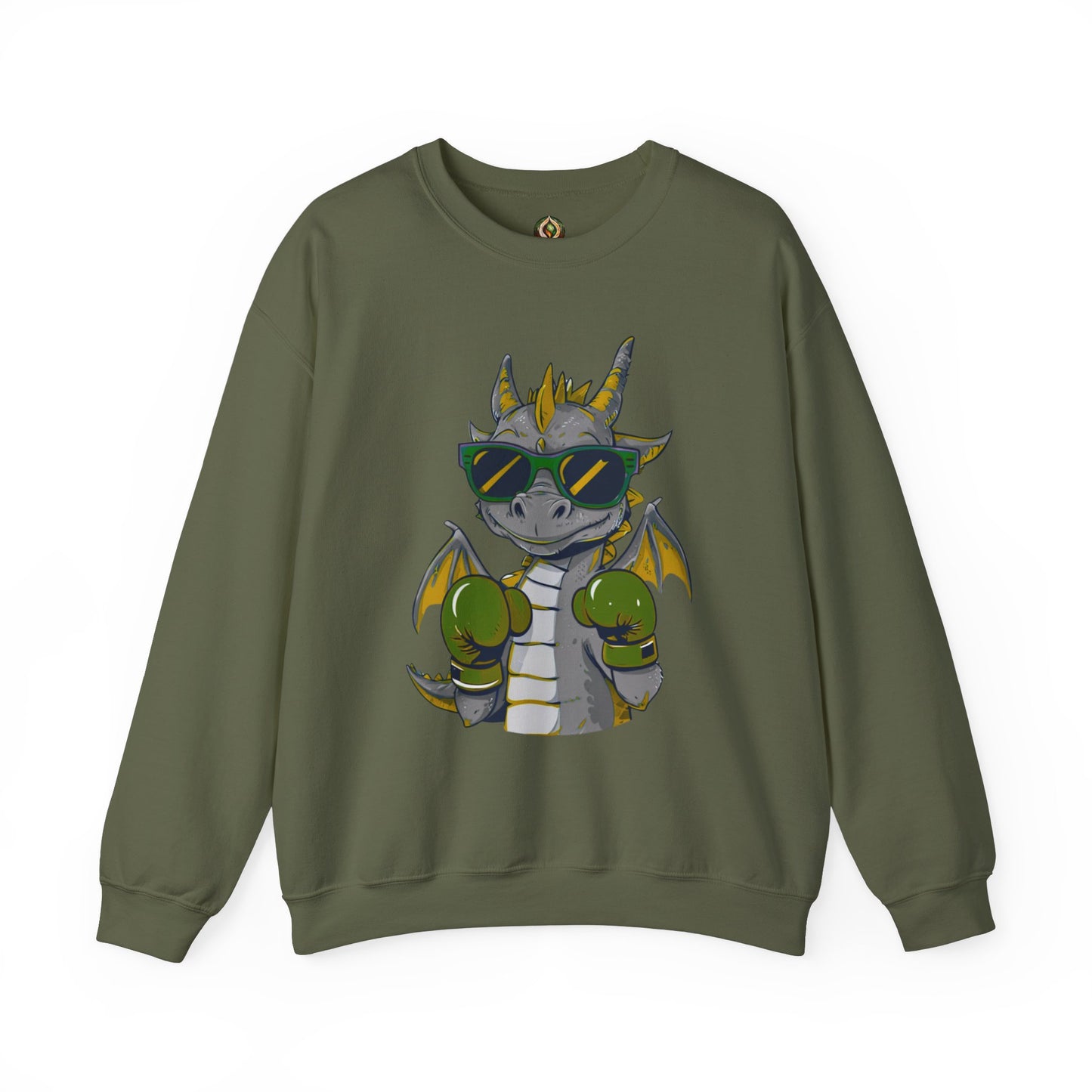 Boxing Dragon Crewneck Sweatshirt – Cozy Style with a Punch 🥊🐉