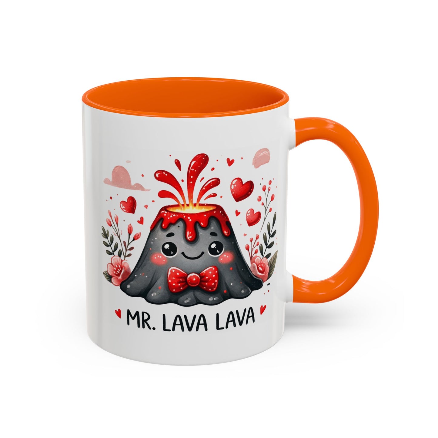 "Mr. Lava Lava Floral Charm" Accent Mug (11oz, 15oz)