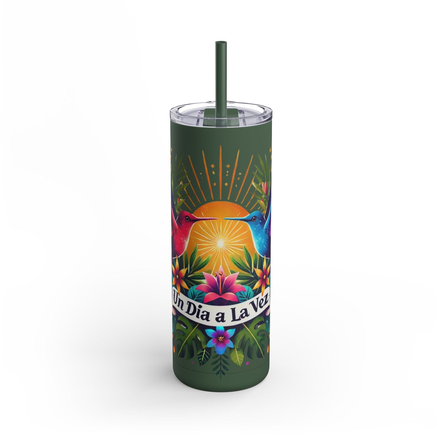 "Un Día a La Vez" Skinny Tumbler (20oz)