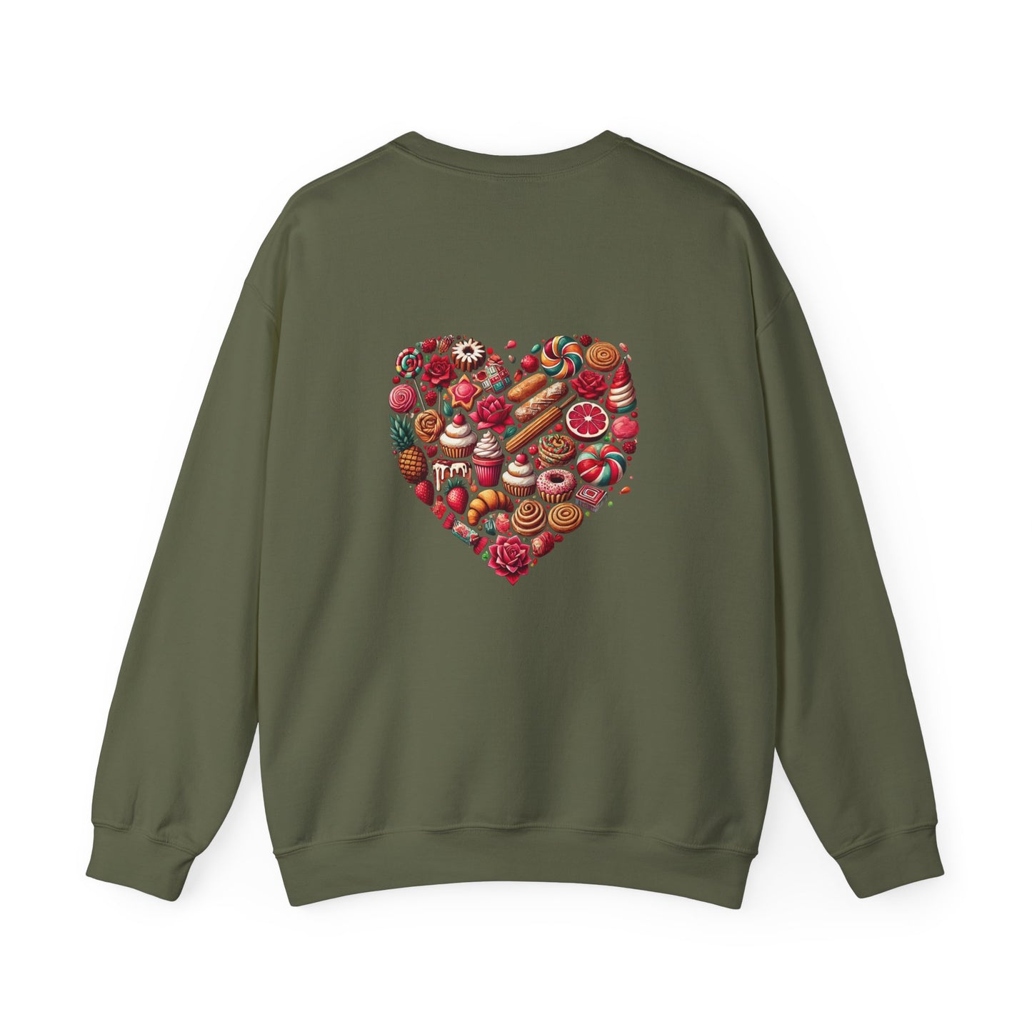 "Love in Every Stitch" Crewneck Sweatshirt