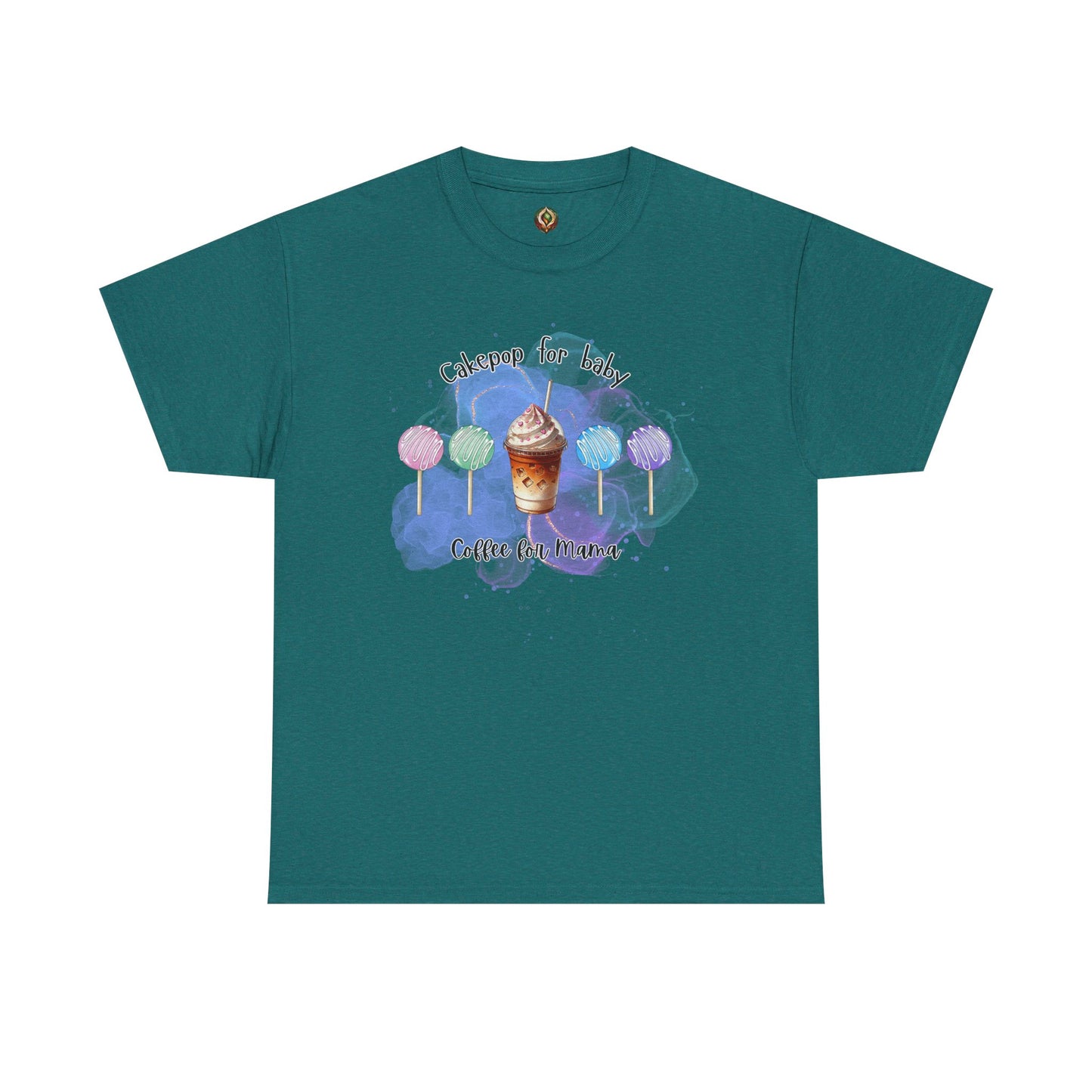 Cakepop for Baby, Coffee for Mama – Sweet & Caffeinated Unisex Tee