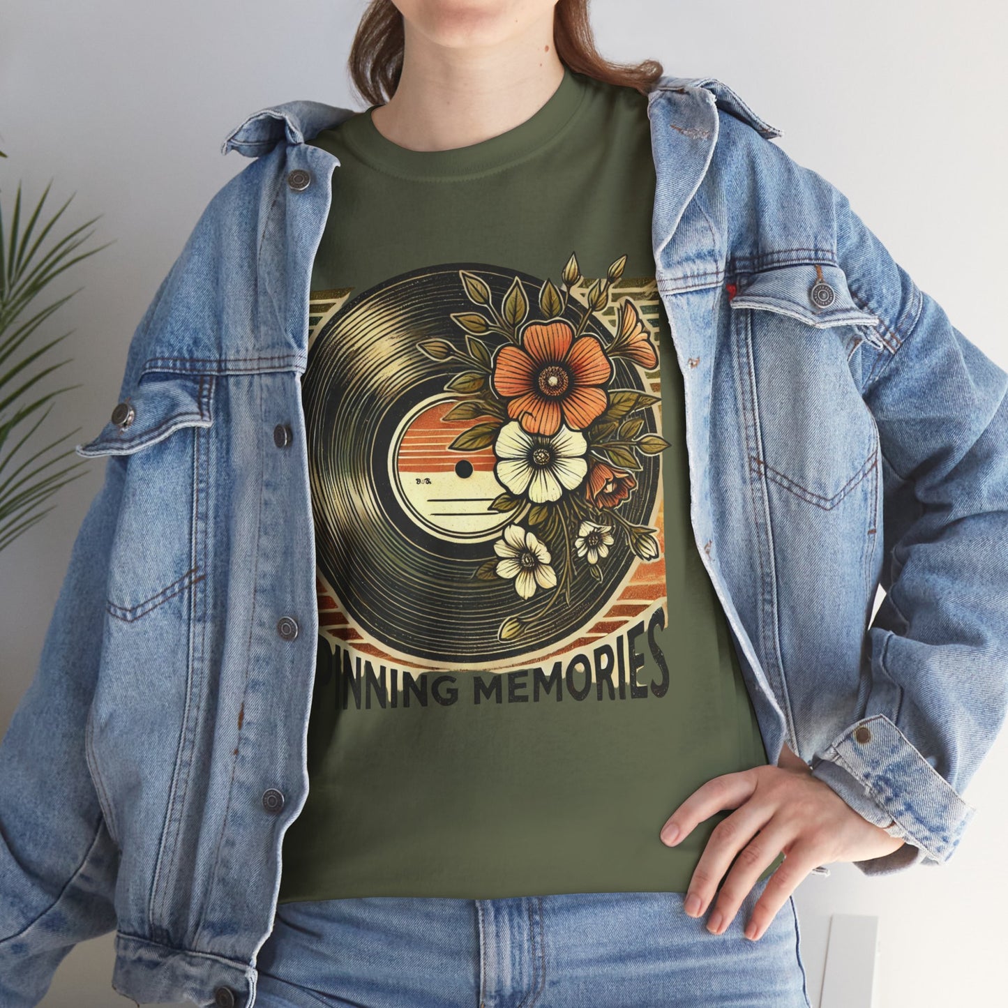 "Spinning Memories" Unisex Cotton Tee