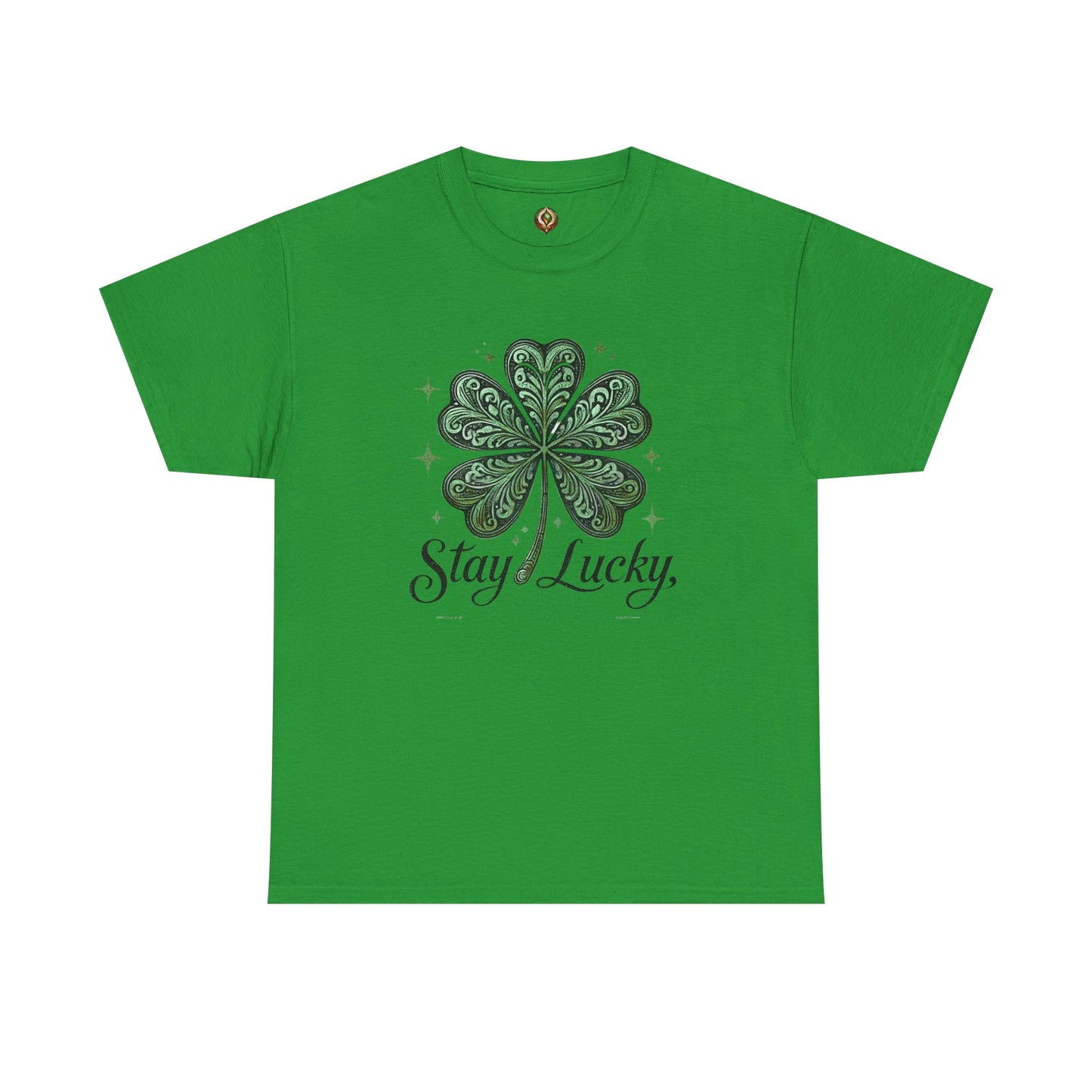 Stay Lucky π Unisex Heavy Cotton Tee β Classic Fit, All-Day Comfort