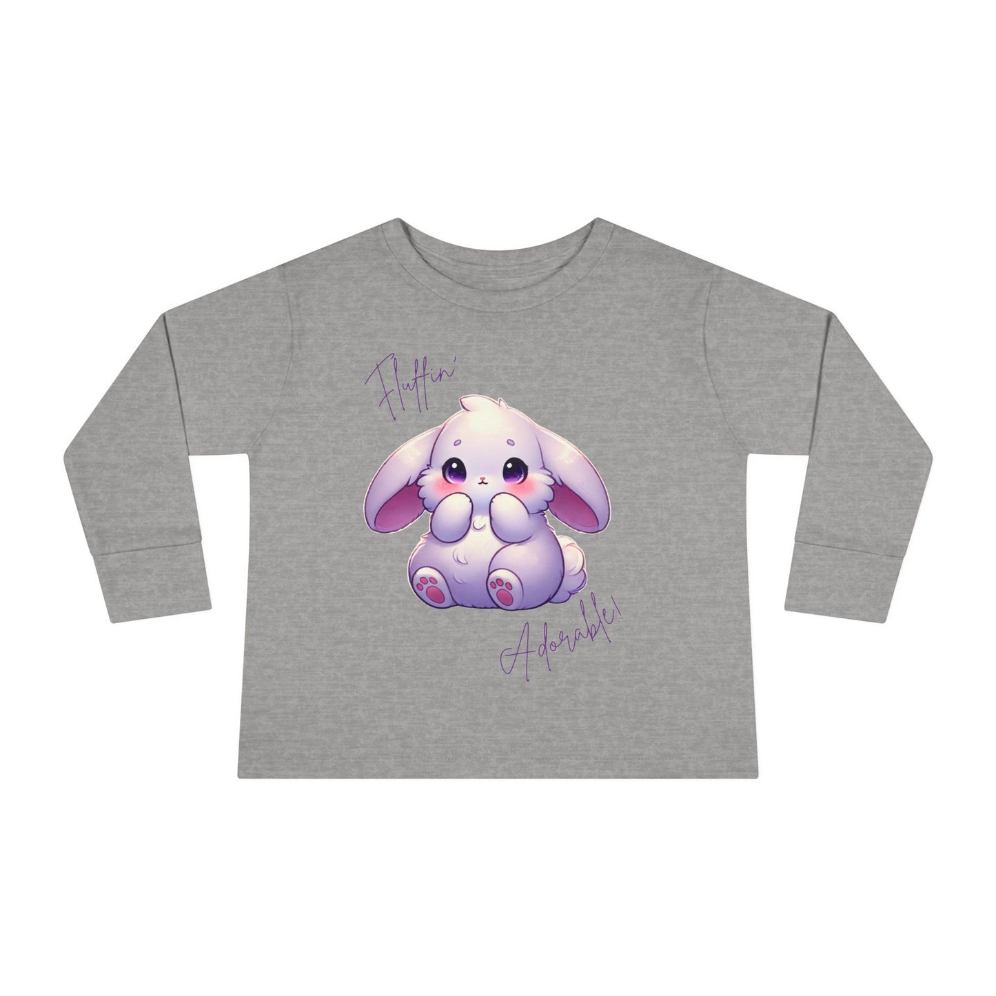 “Fluffin’ Adorable” – Toddler Long Sleeve Tee
