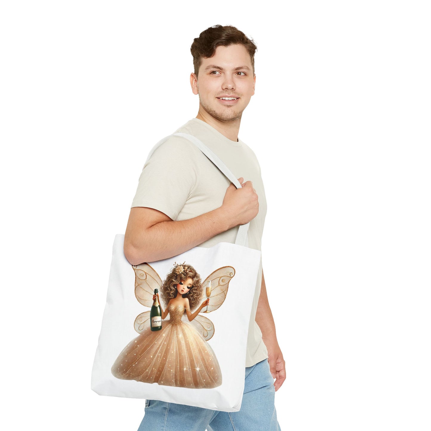 Golden Belle of Champagne Dreams – Luxe Tote Bag
