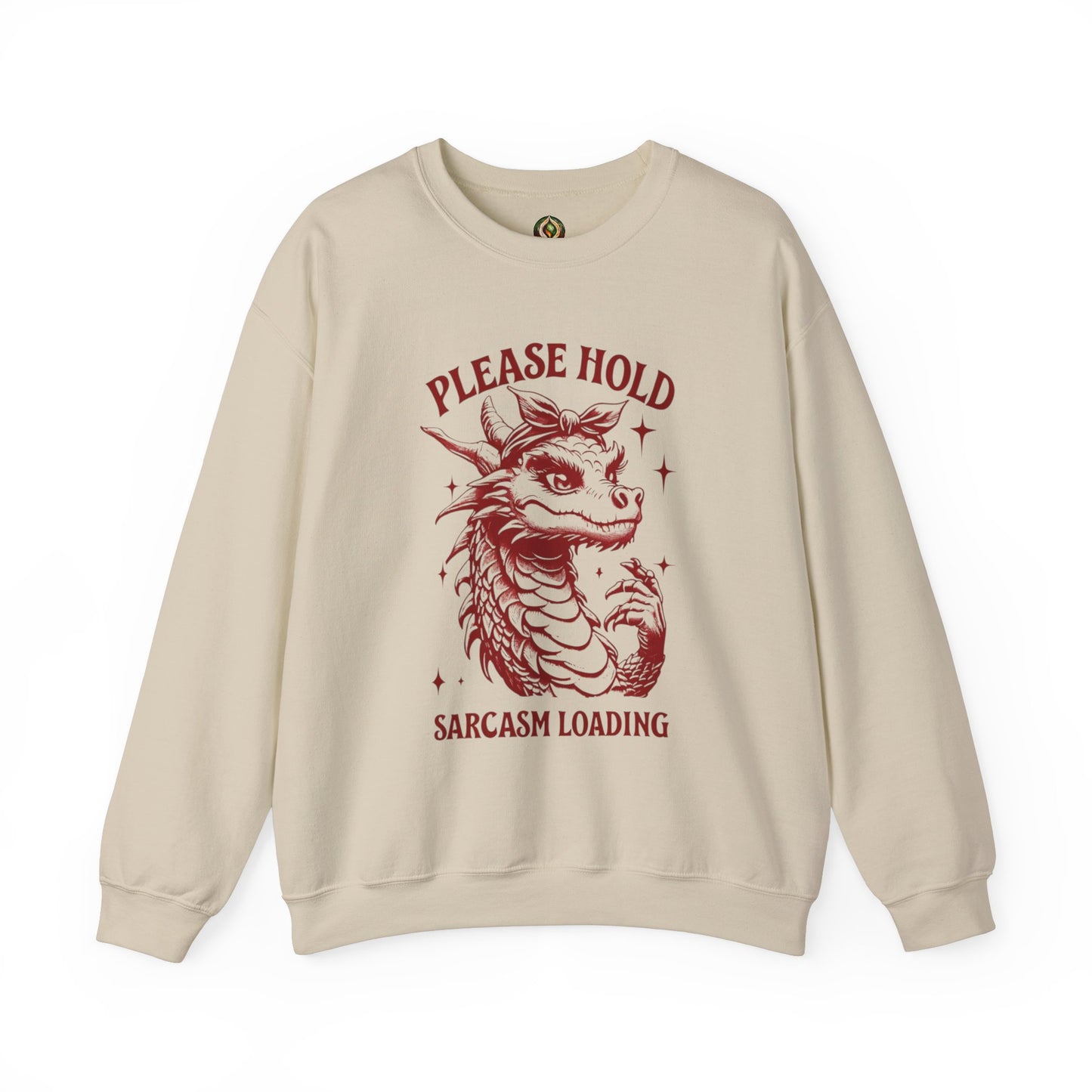 Please Hold, Sarcasm Loading Crewneck Sweatshirt β Snarky & Snuggly π