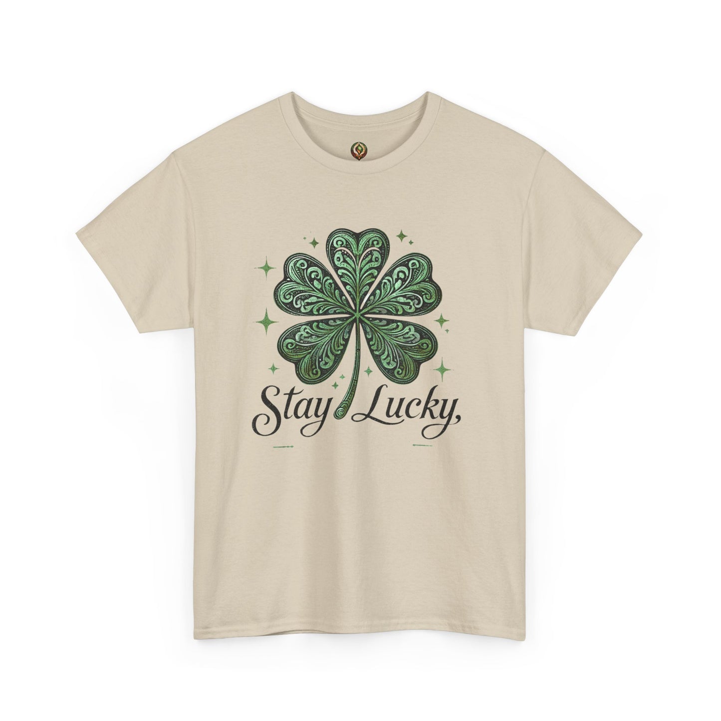 Stay Lucky π Unisex Heavy Cotton Tee β Classic Fit, All-Day Comfort