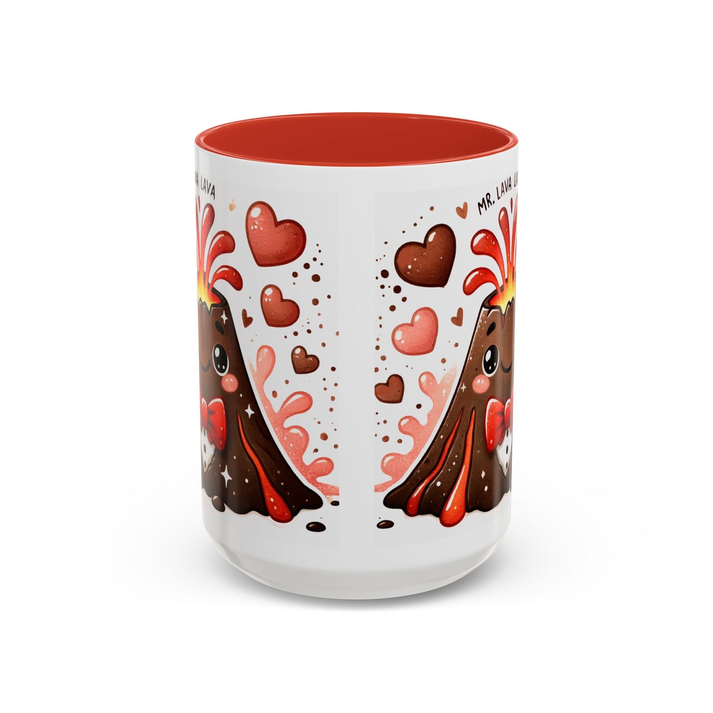 "Mr. Lava Lava in a Tux" Accent Mug (11oz, 15oz)