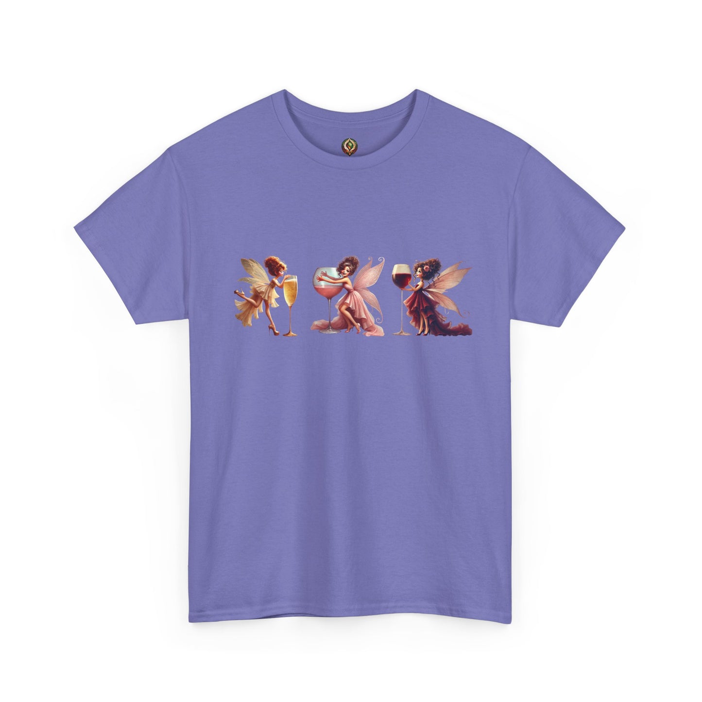 Spirited Sips & Whimsy Wings β Unisex Heavy Cotton Tee