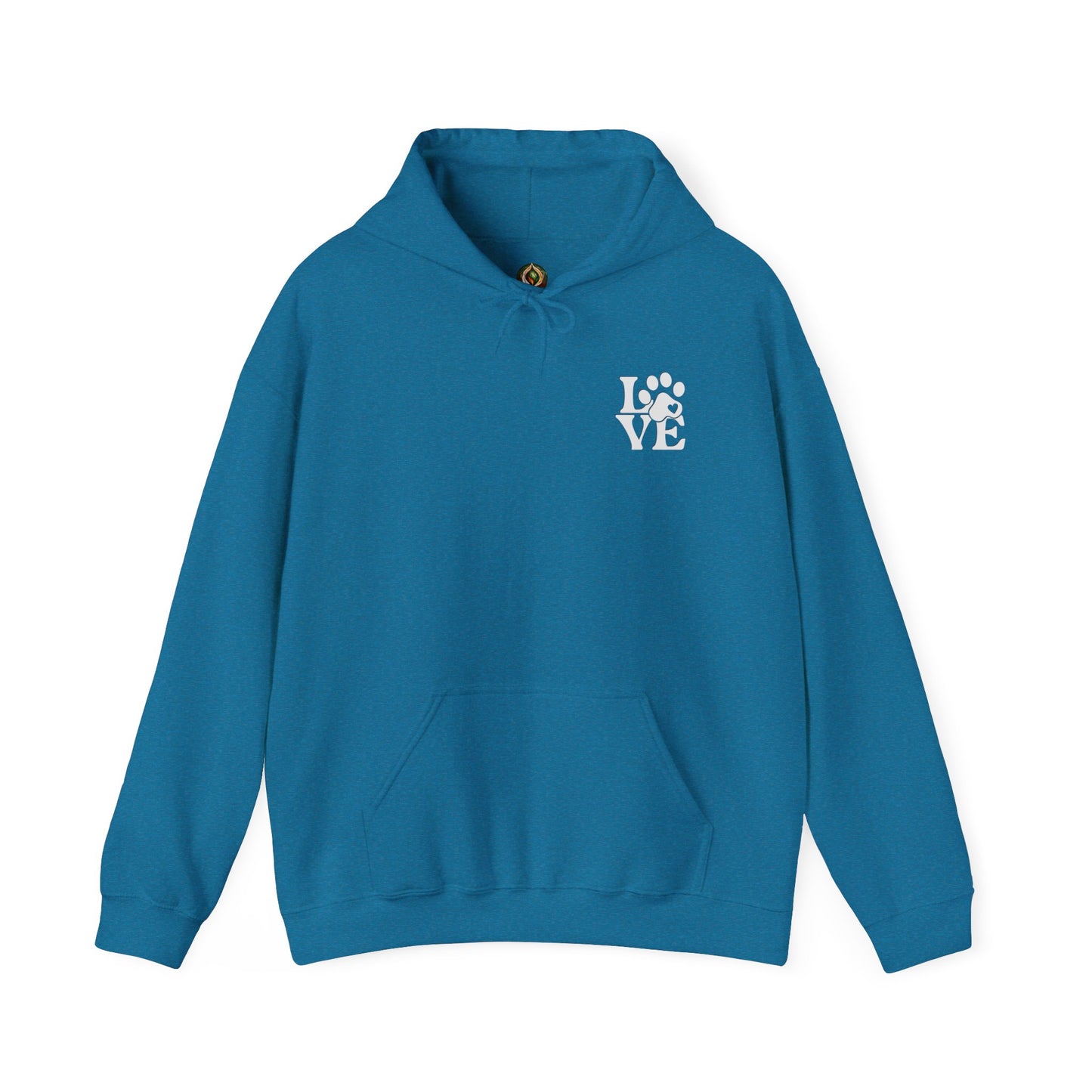 Cozy Love Paw-Print Unisex Hoodie