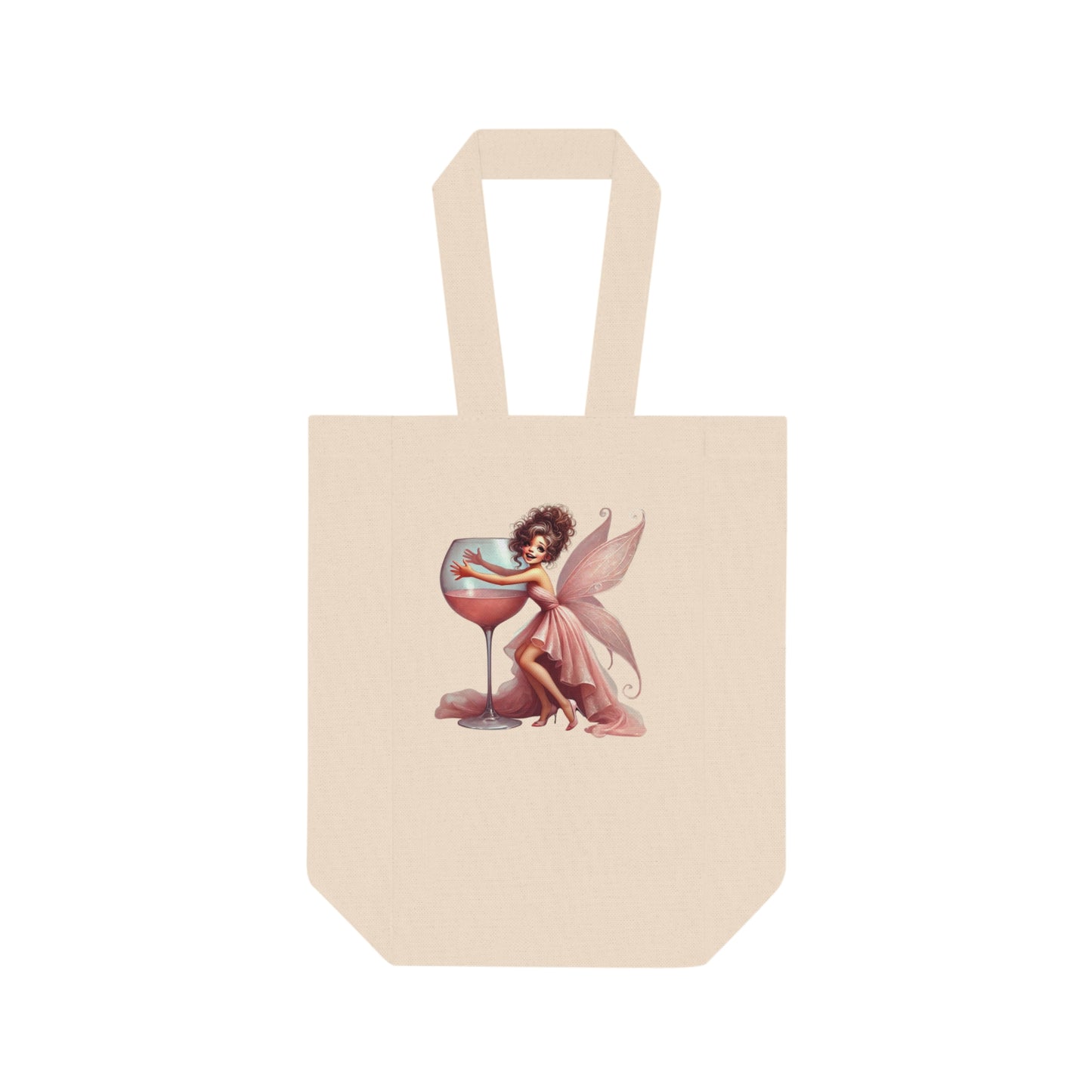 Blushing Wings & Rosé Things – Double Wine Tote Bag