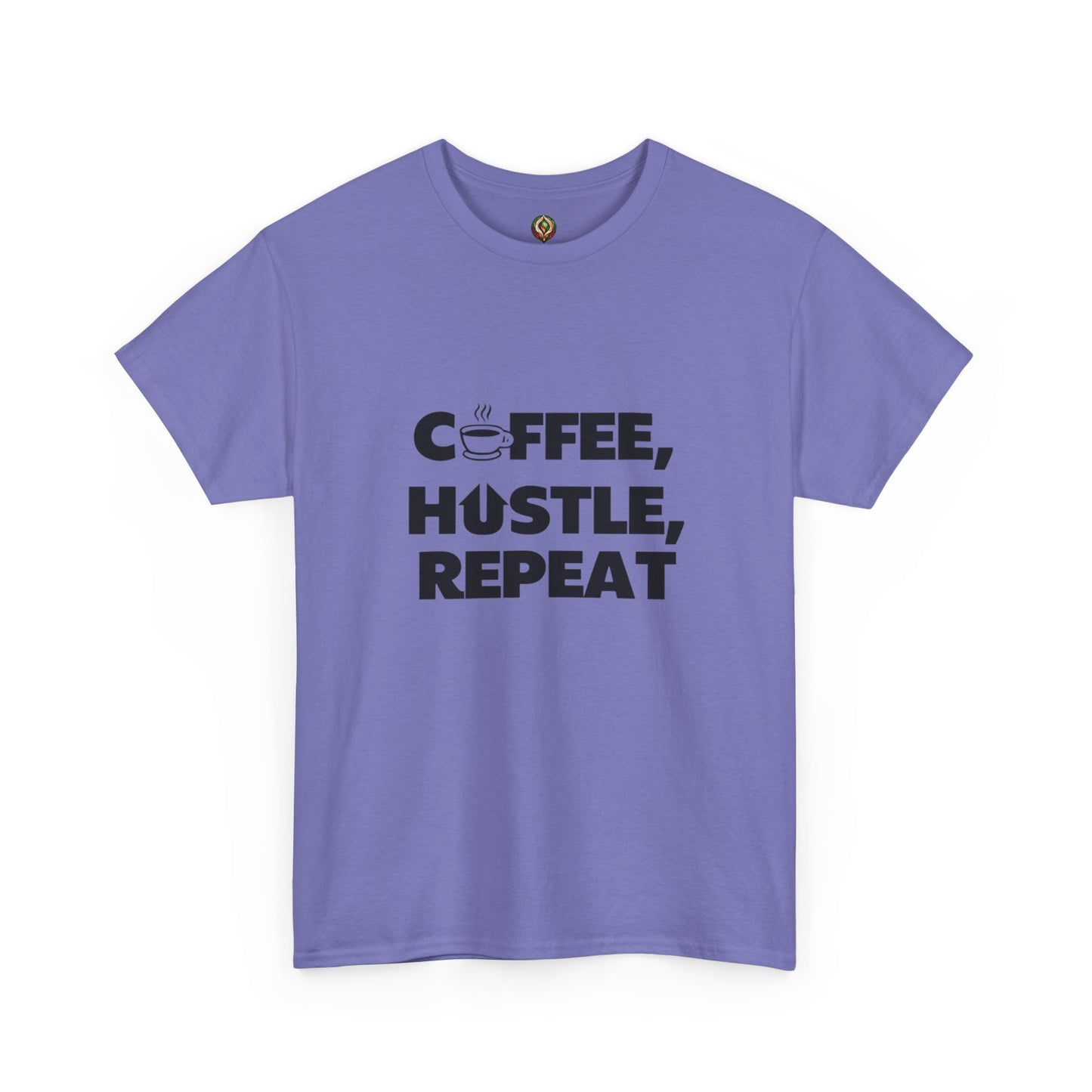 "Coffee, Hustle, Repeat" Unisex Heavy Cotton Tee