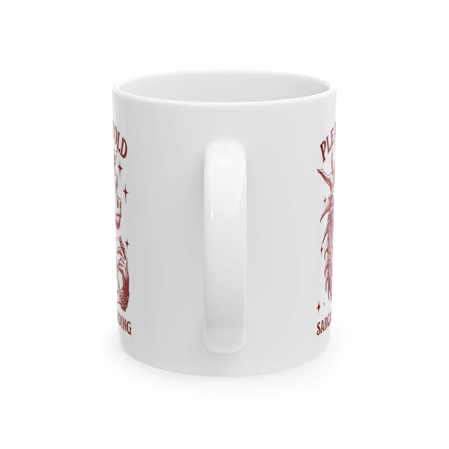 "Please Hold, Sarcasm Loading" Ceramic Mug, (11oz, 15oz)