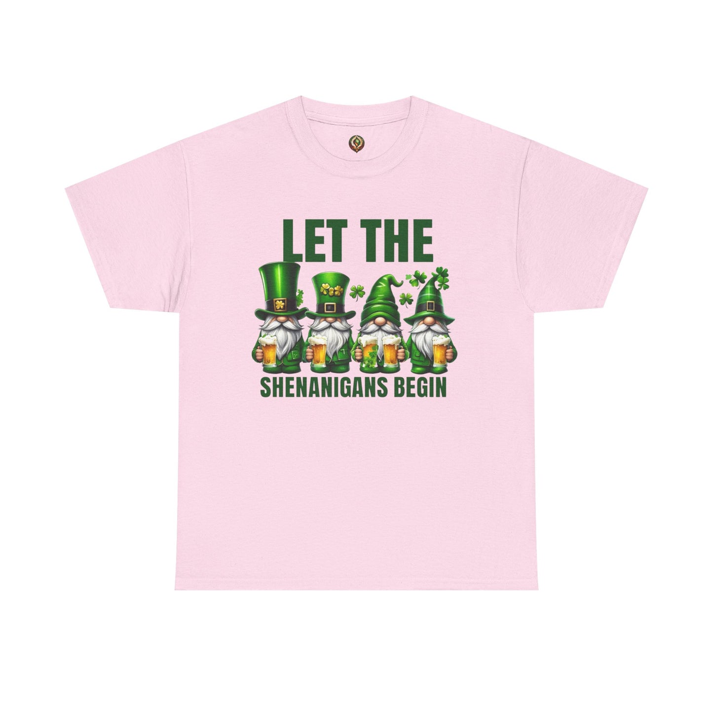 Let the Shenanigans Begin 🍀 Leprechaun Gnome St. Patrick’s Day Unisex Tee