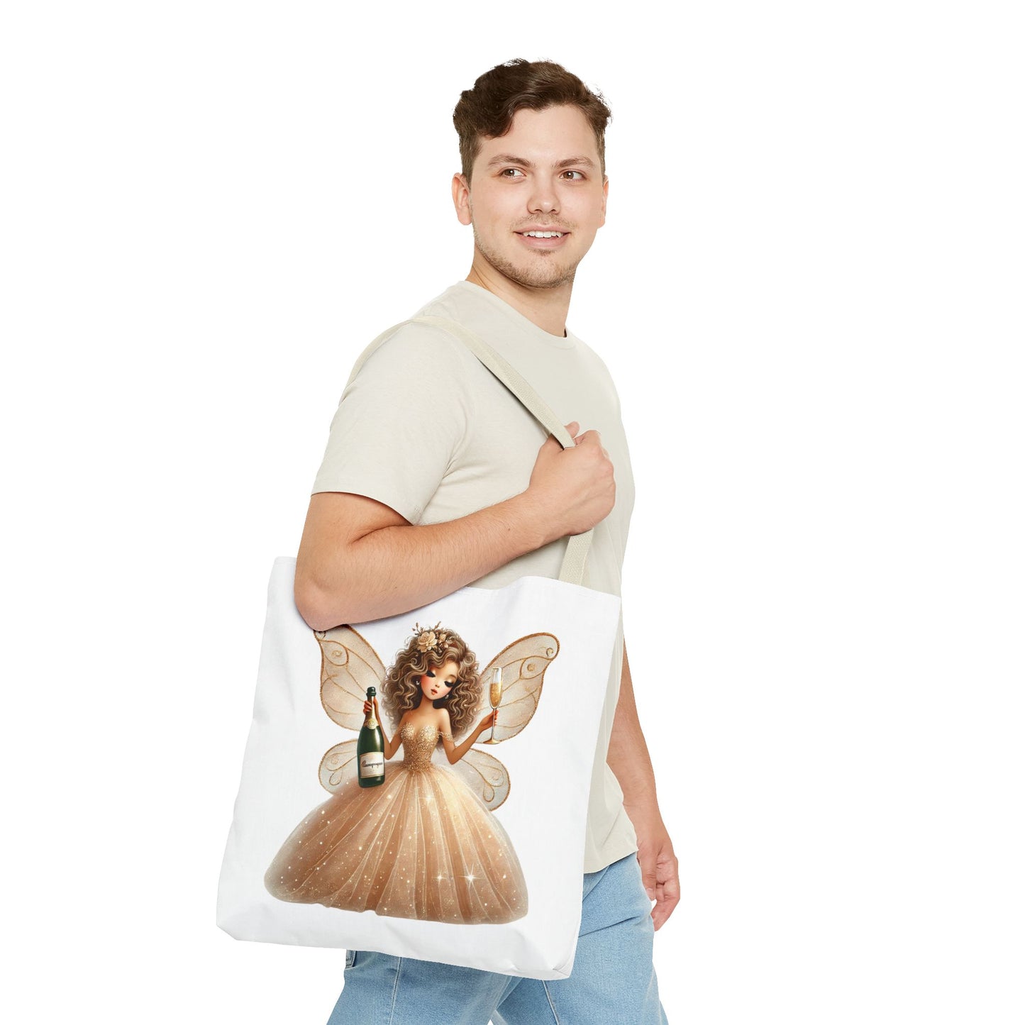 Golden Belle of Champagne Dreams – Luxe Tote Bag