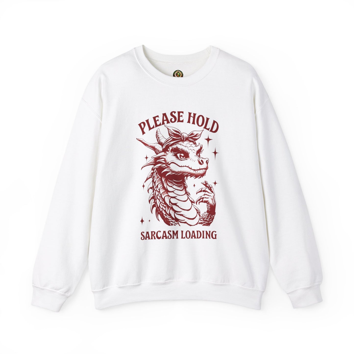 Please Hold, Sarcasm Loading Crewneck Sweatshirt β Snarky & Snuggly π