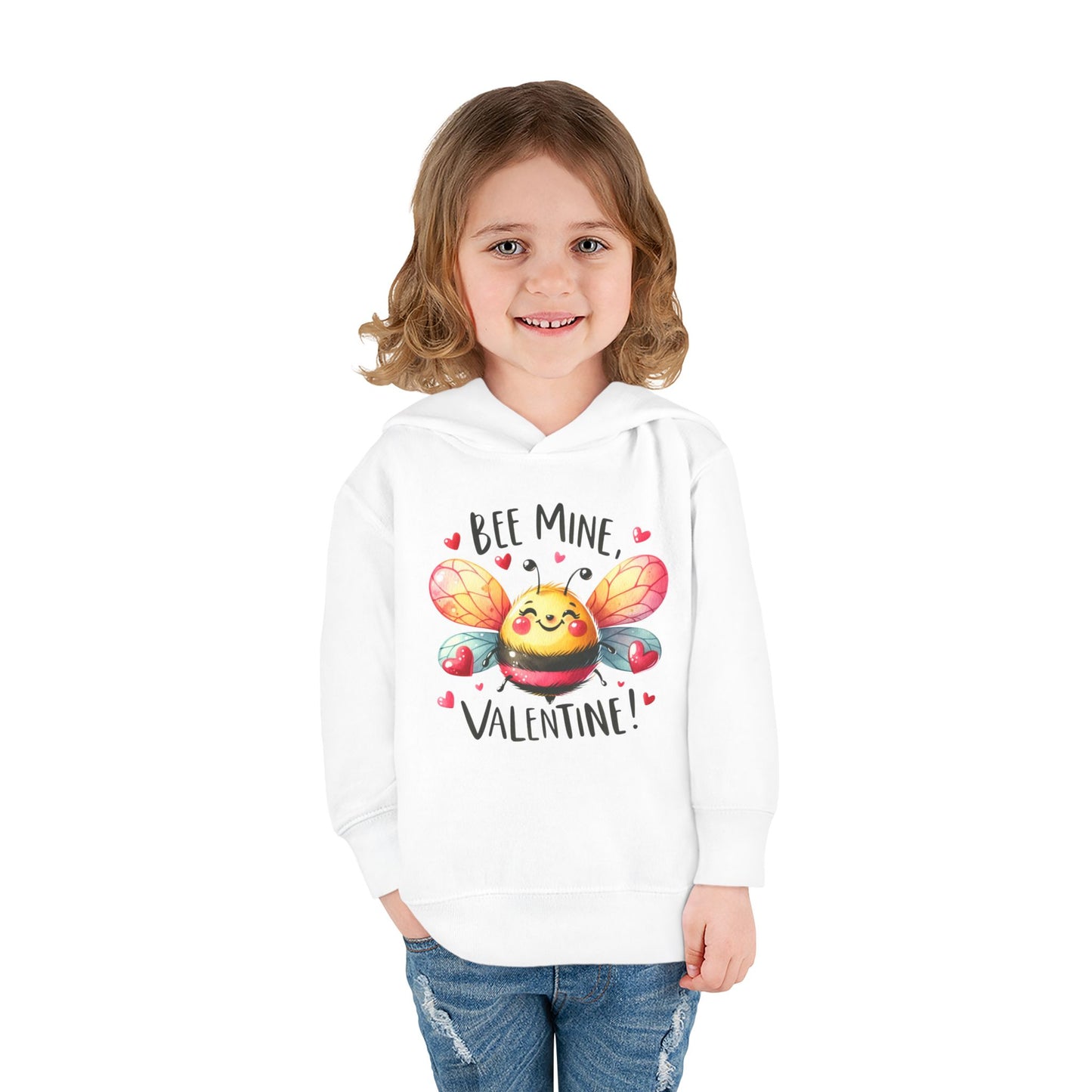 "Bee Mine, Valentine!" Toddler Hoodie