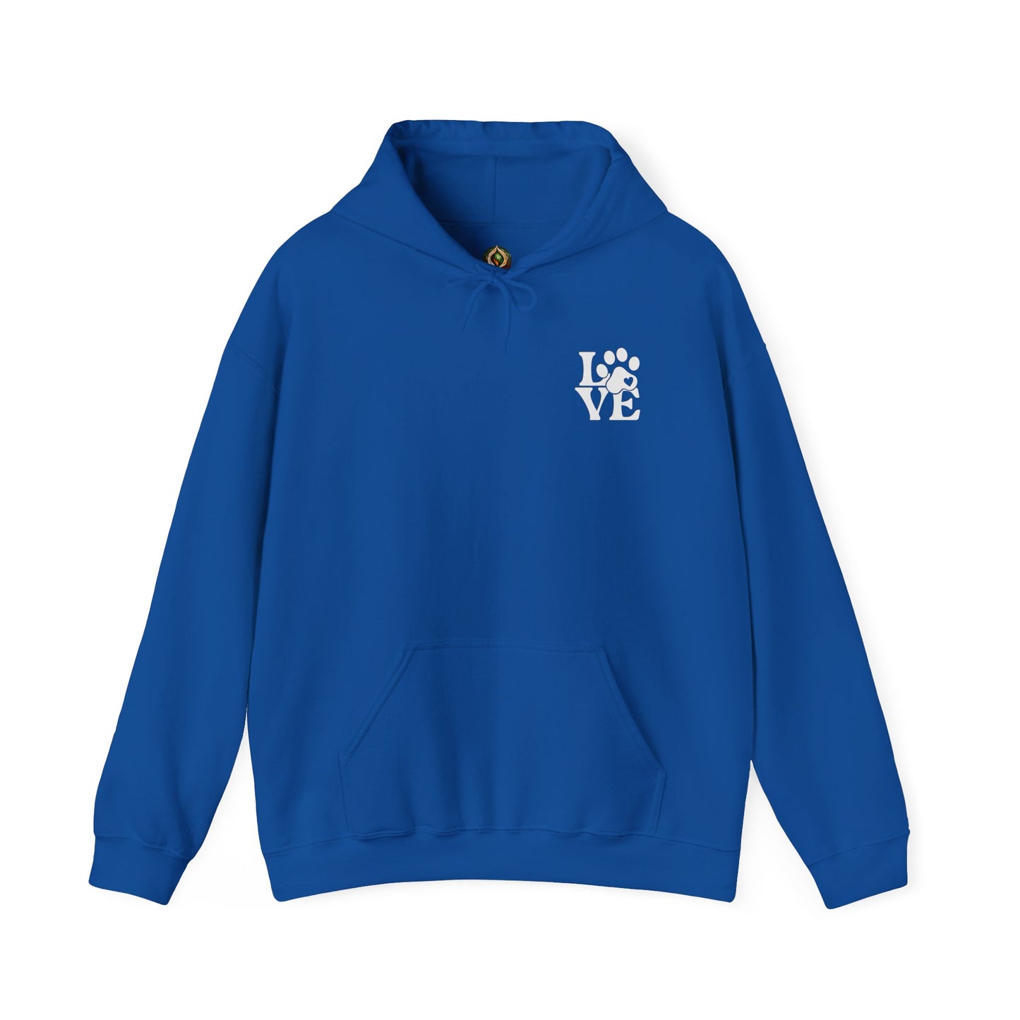 Cozy Love Paw-Print Unisex Hoodie