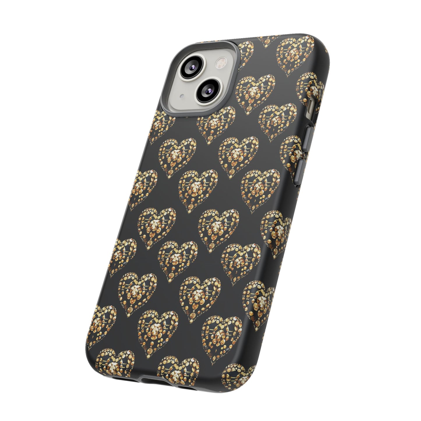 Golden Heart Luxe Phone Case