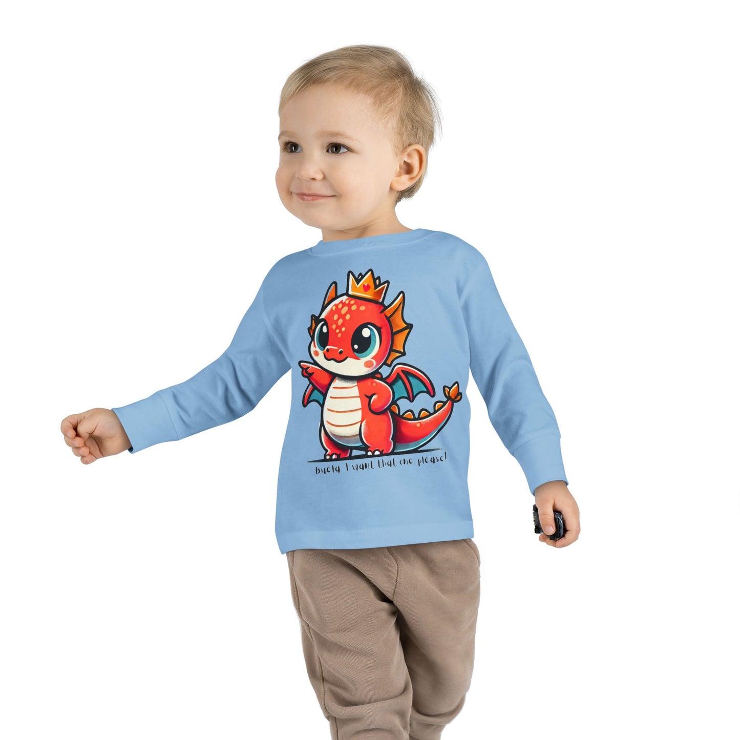 Buela, I Want That One! ππ Toddler Long Sleeve Tee