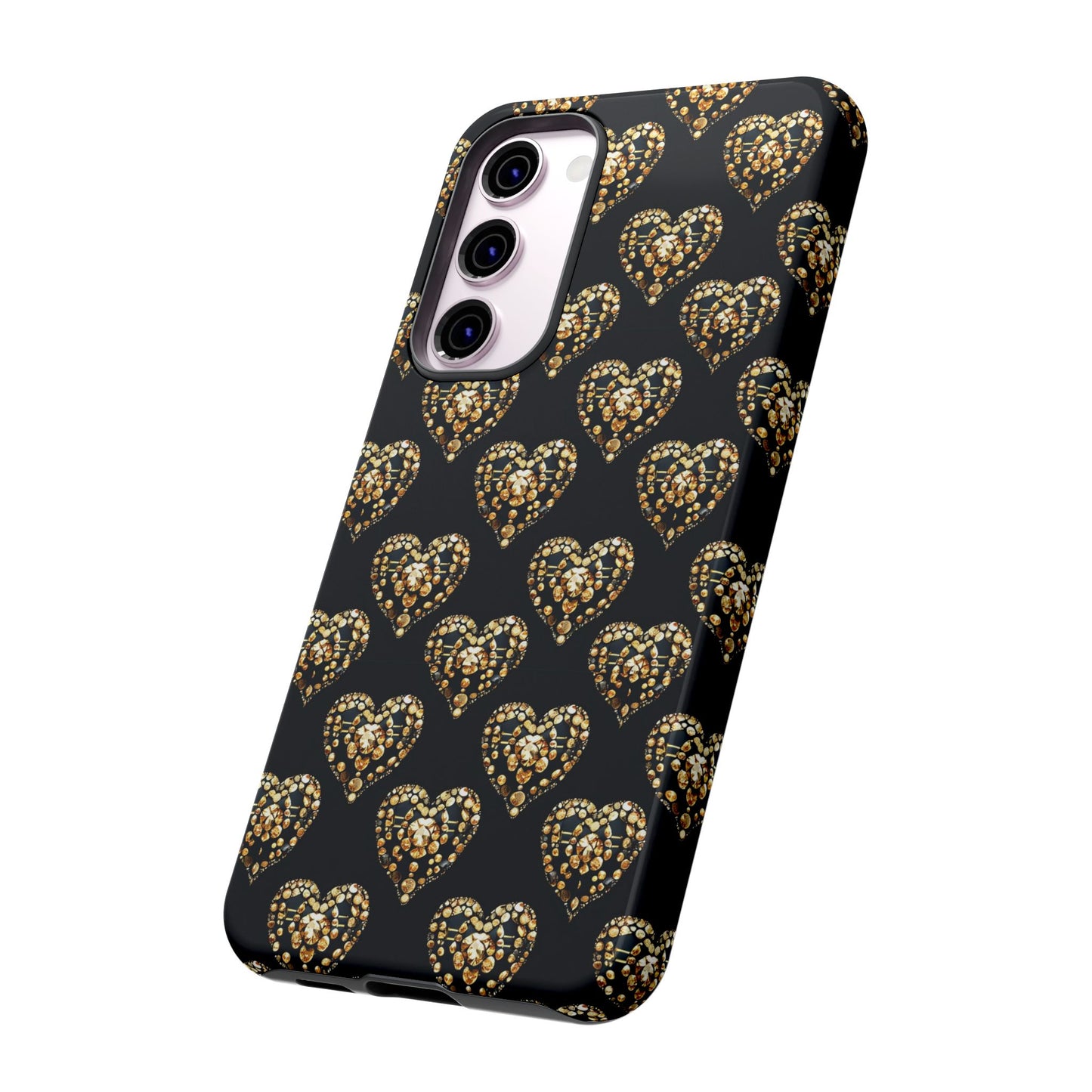 Golden Heart Luxe Phone Case