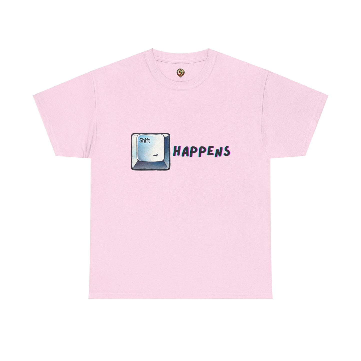 ⌨️ "Shift Happens" – Unisex Heavy Cotton Tee