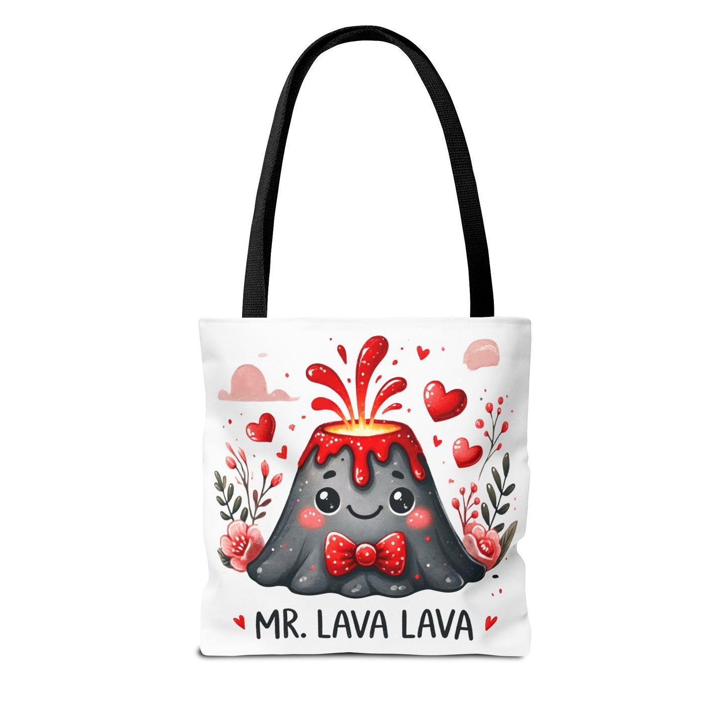 "Mr. Lava Lava Floral Charm" Tote Bag