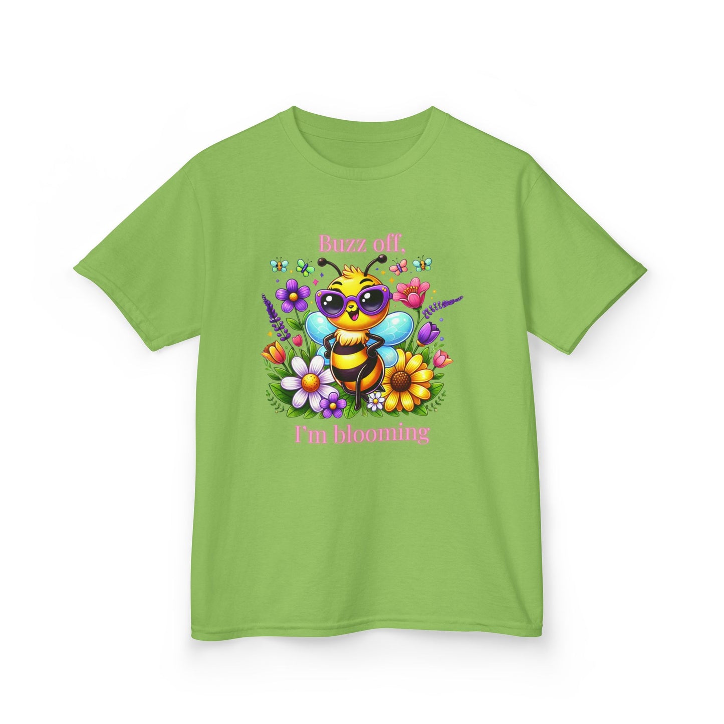 Buzz Off, I’m Blooming–Youth Tee (Night Bloom Edition)