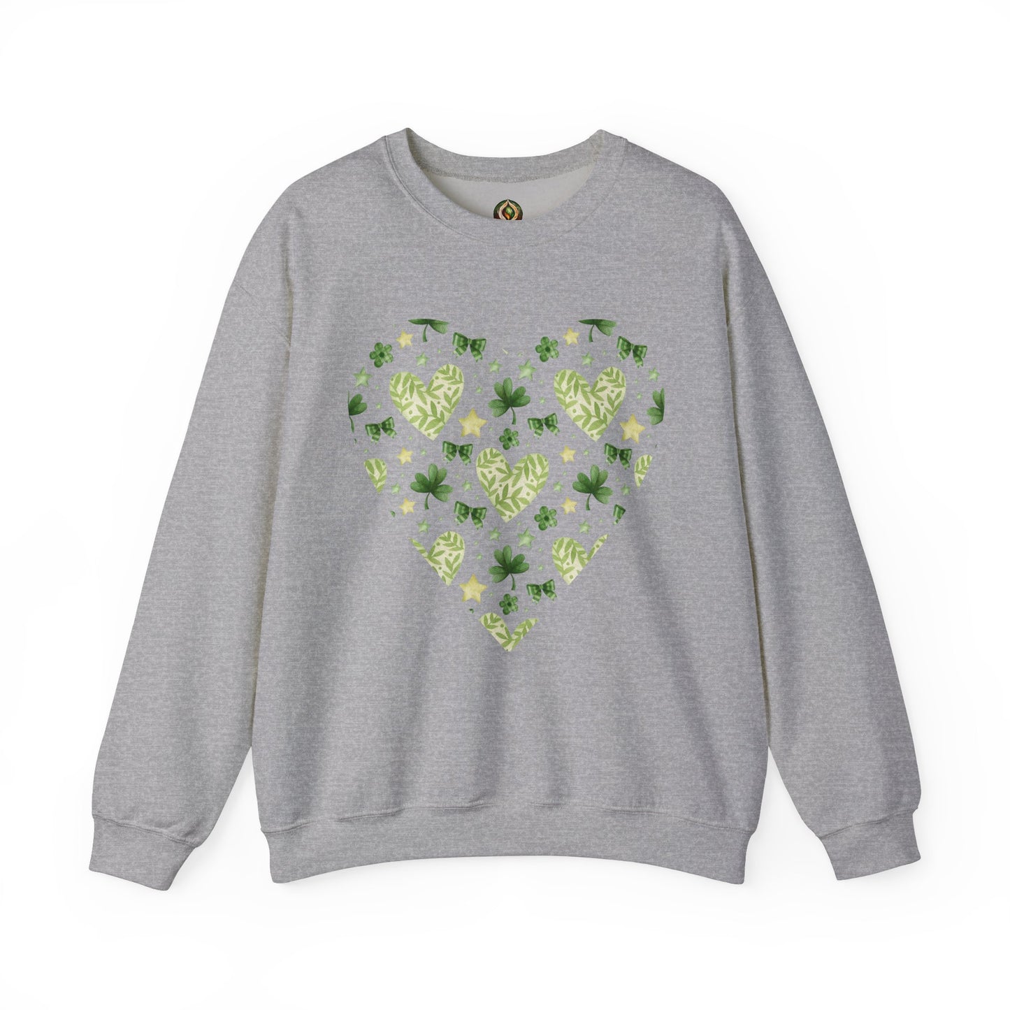 Lucky in Love 🍀💚 St. Patrick’s Day Heart Crewneck Sweatshirt