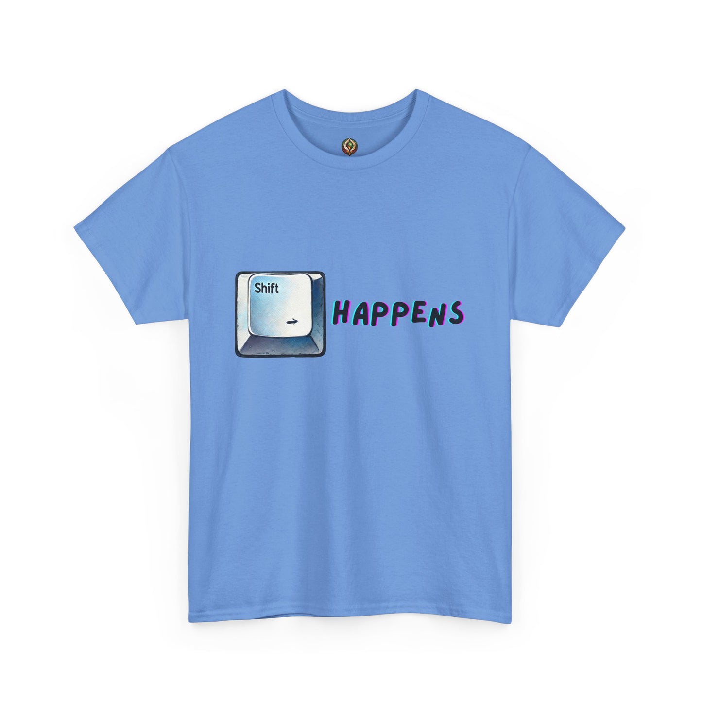 ⌨️ "Shift Happens" – Unisex Heavy Cotton Tee