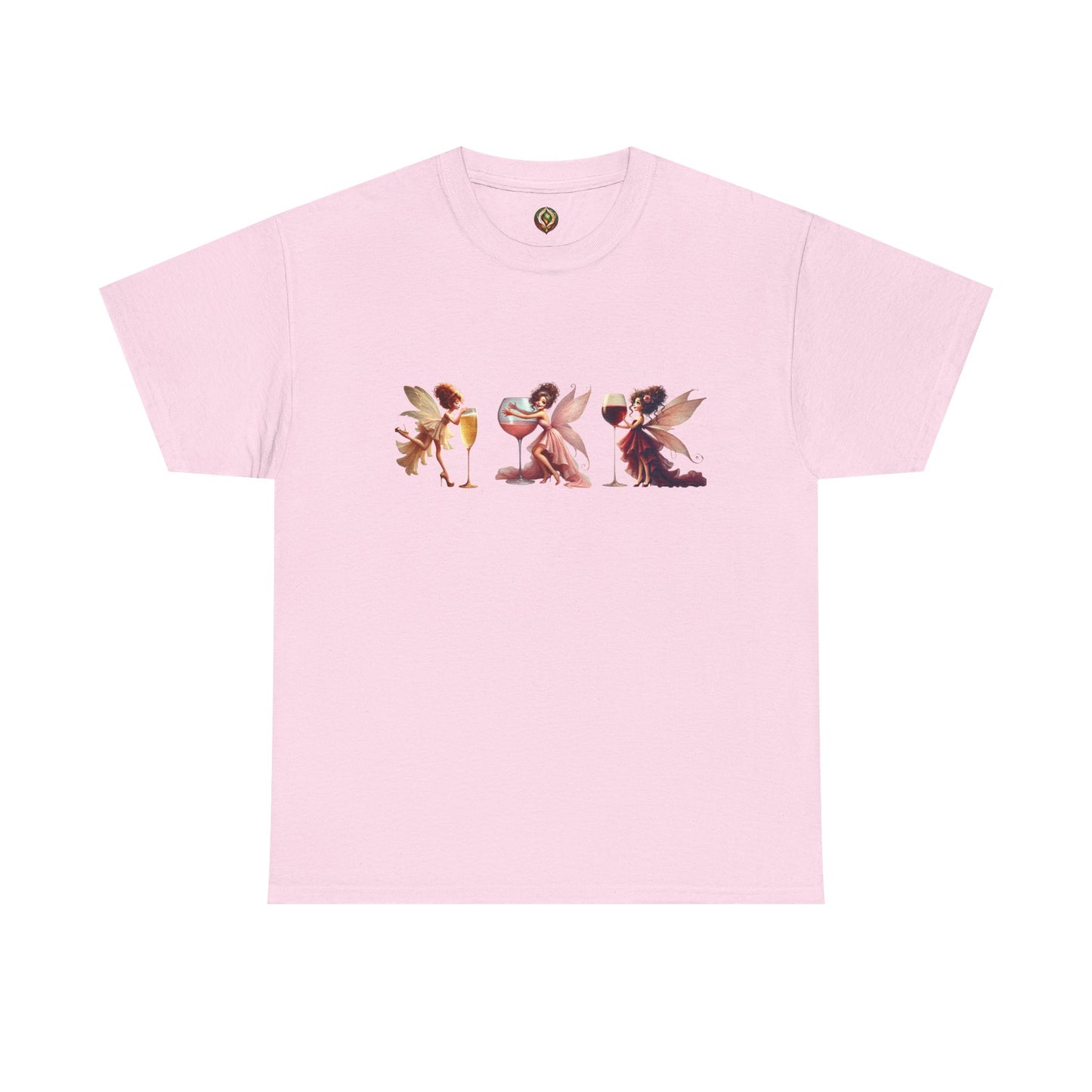 Spirited Sips & Whimsy Wings β Unisex Heavy Cotton Tee