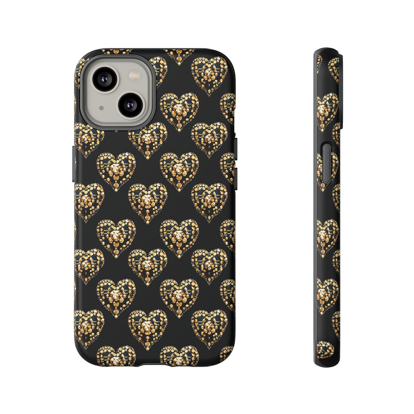 Golden Heart Luxe Phone Case