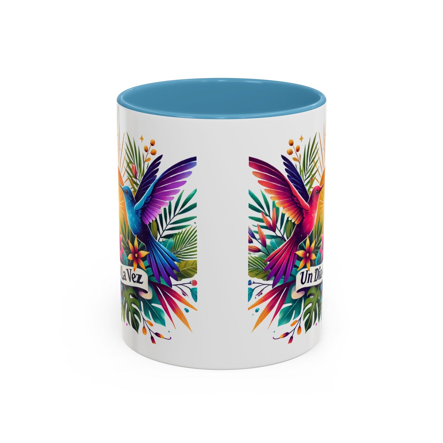 "Un Día a la Vez" Accent Coffee Mug (11oz, 15oz)