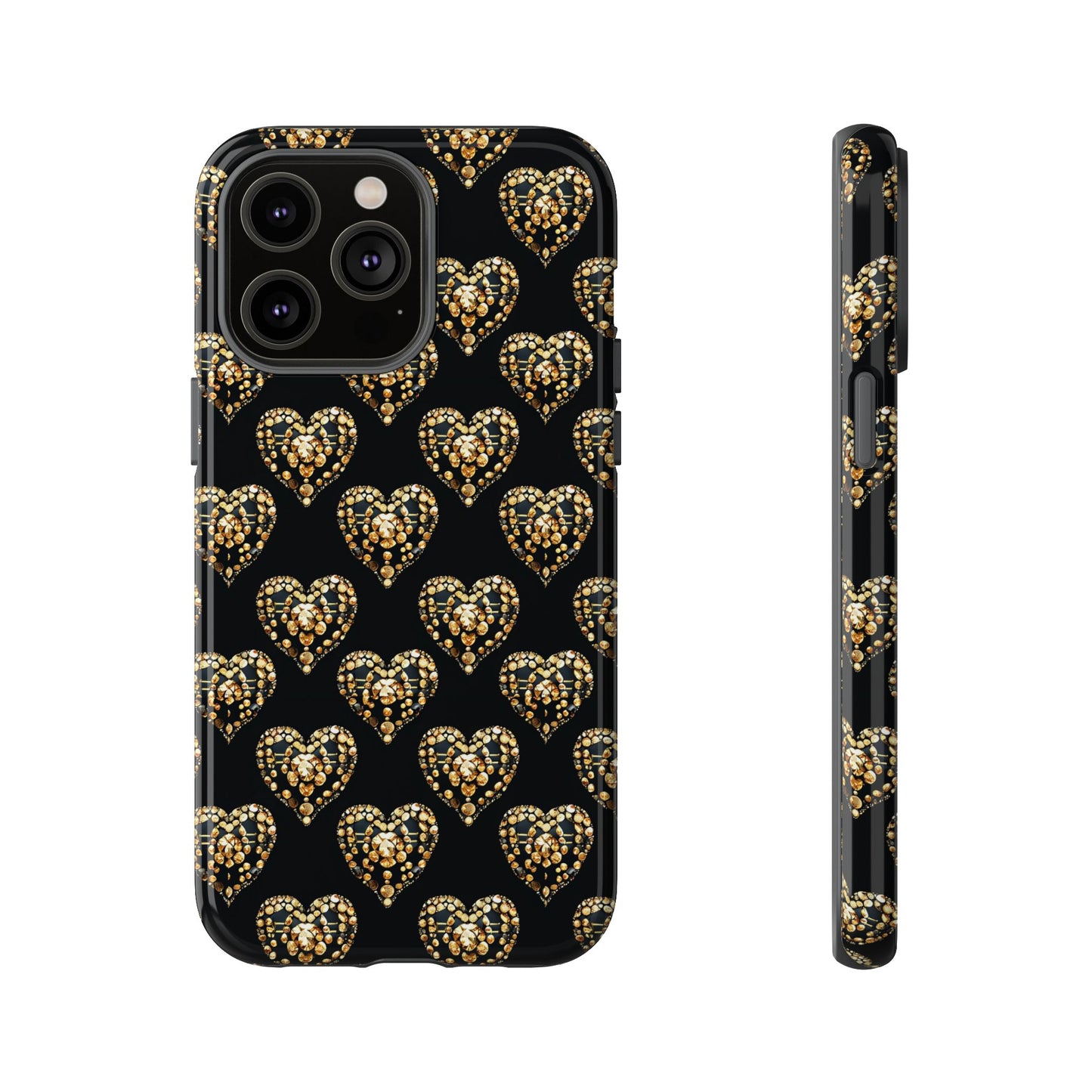 Golden Heart Luxe Phone Case