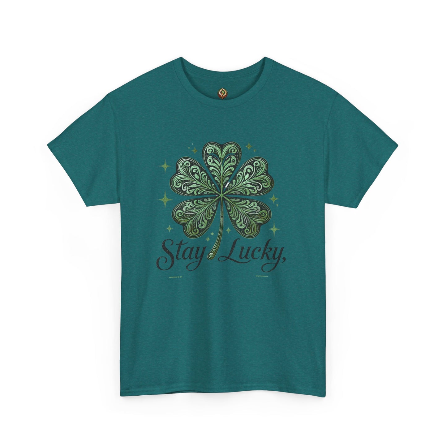 Stay Lucky π Unisex Heavy Cotton Tee β Classic Fit, All-Day Comfort