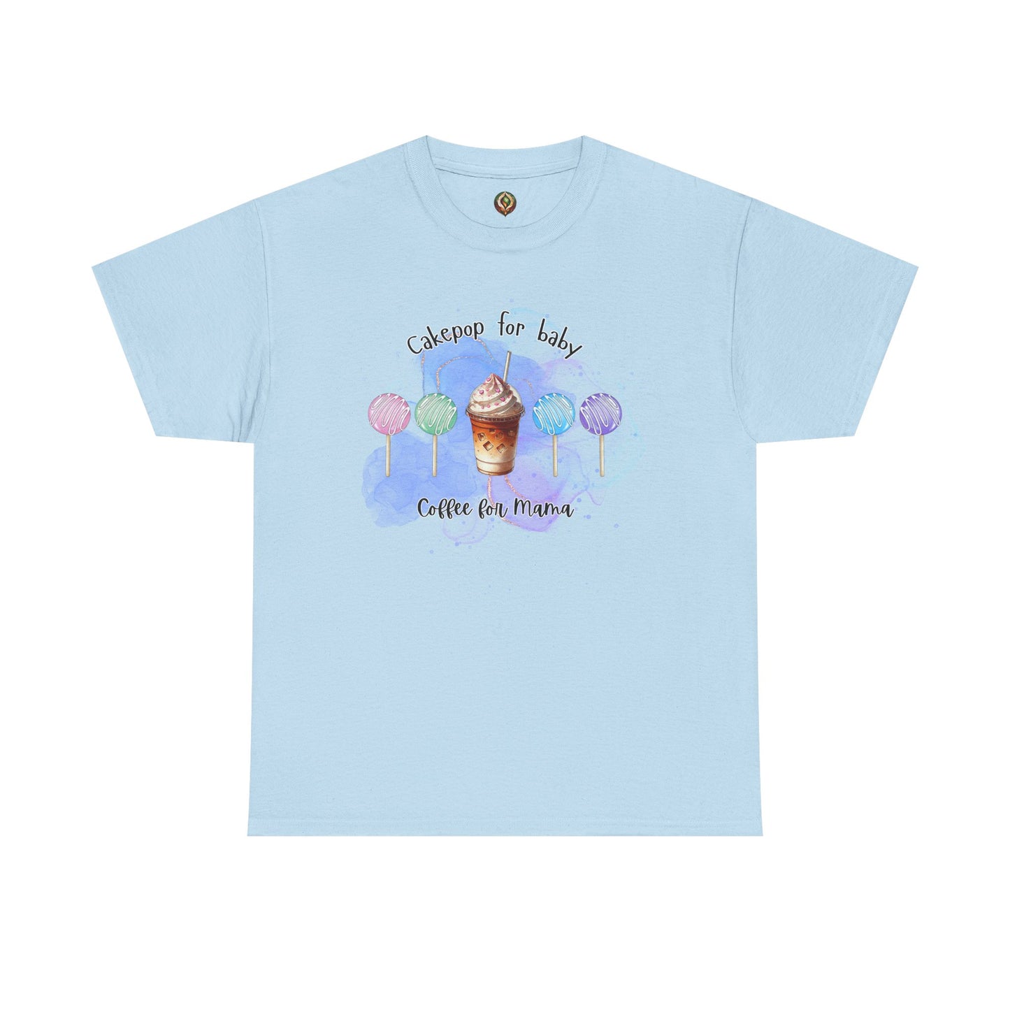 Cakepop for Baby, Coffee for Mama – Sweet & Caffeinated Unisex Tee