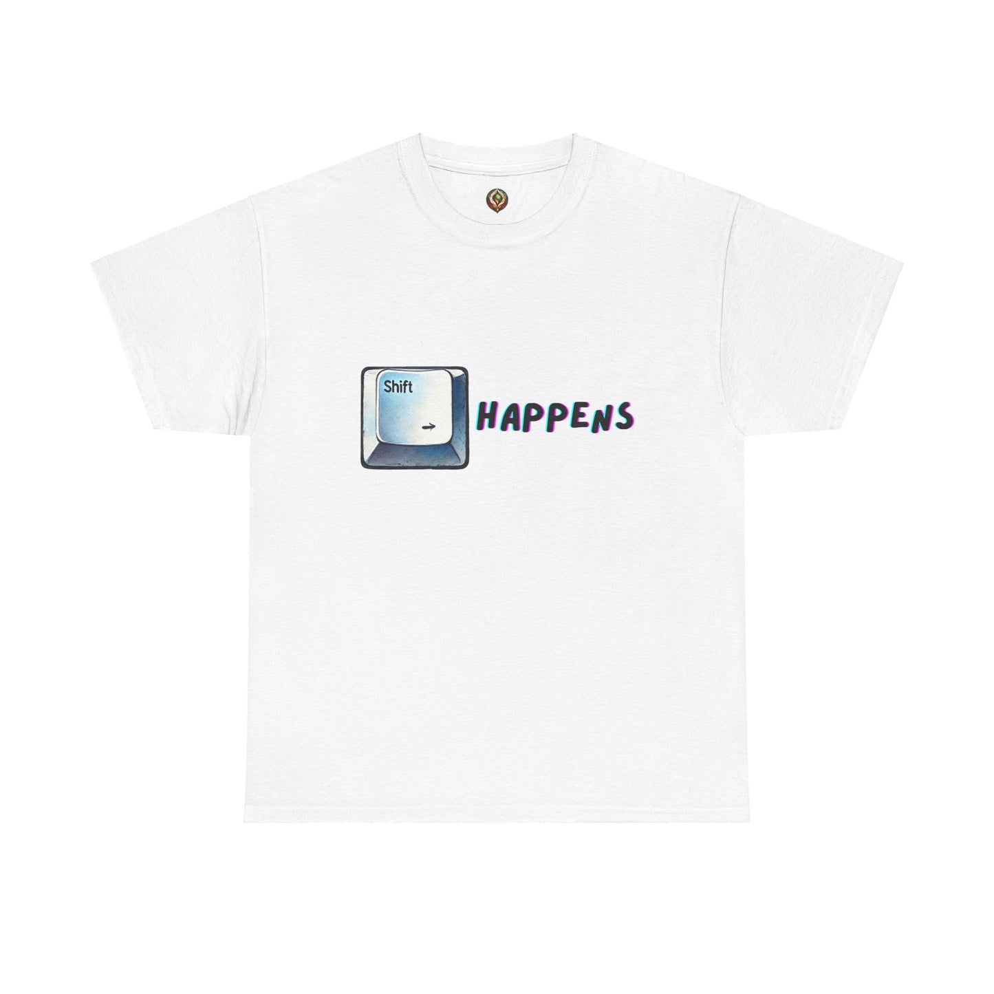 ⌨️ "Shift Happens" – Unisex Heavy Cotton Tee