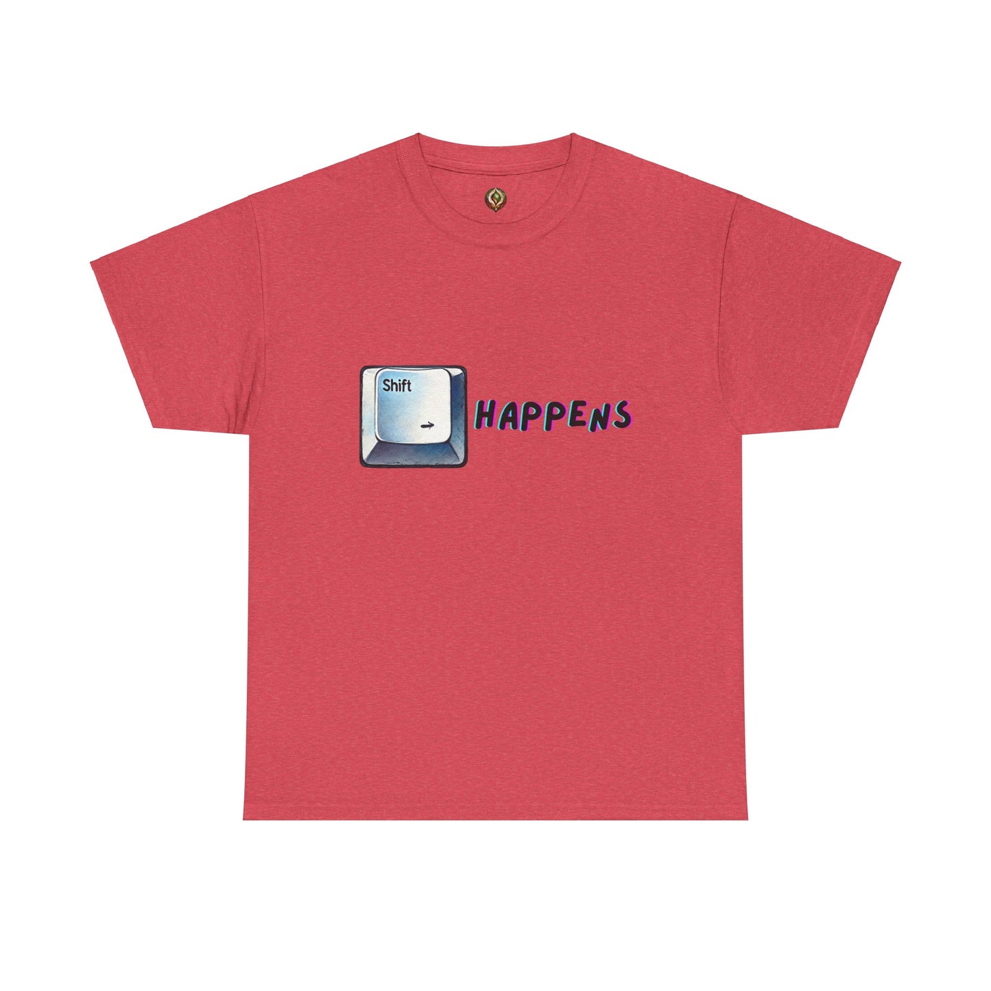 ⌨️ "Shift Happens" – Unisex Heavy Cotton Tee