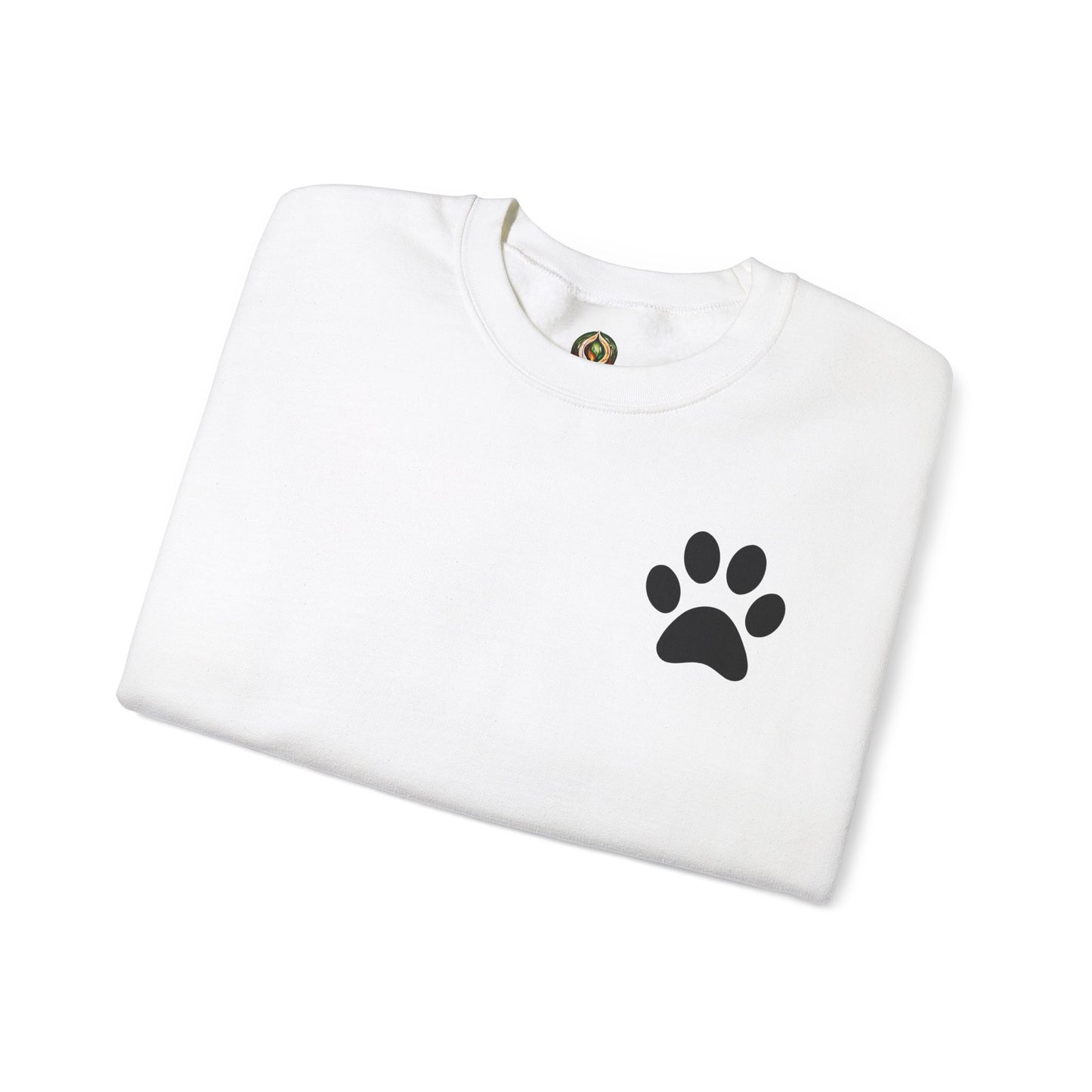 Minimalist Paw Print Crewneck Sweatshirt