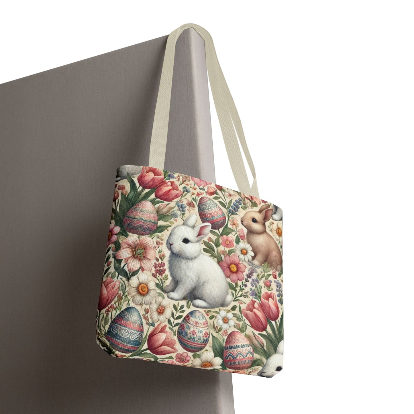 Spring Meadow Bunny Tote Bag🌸🐰