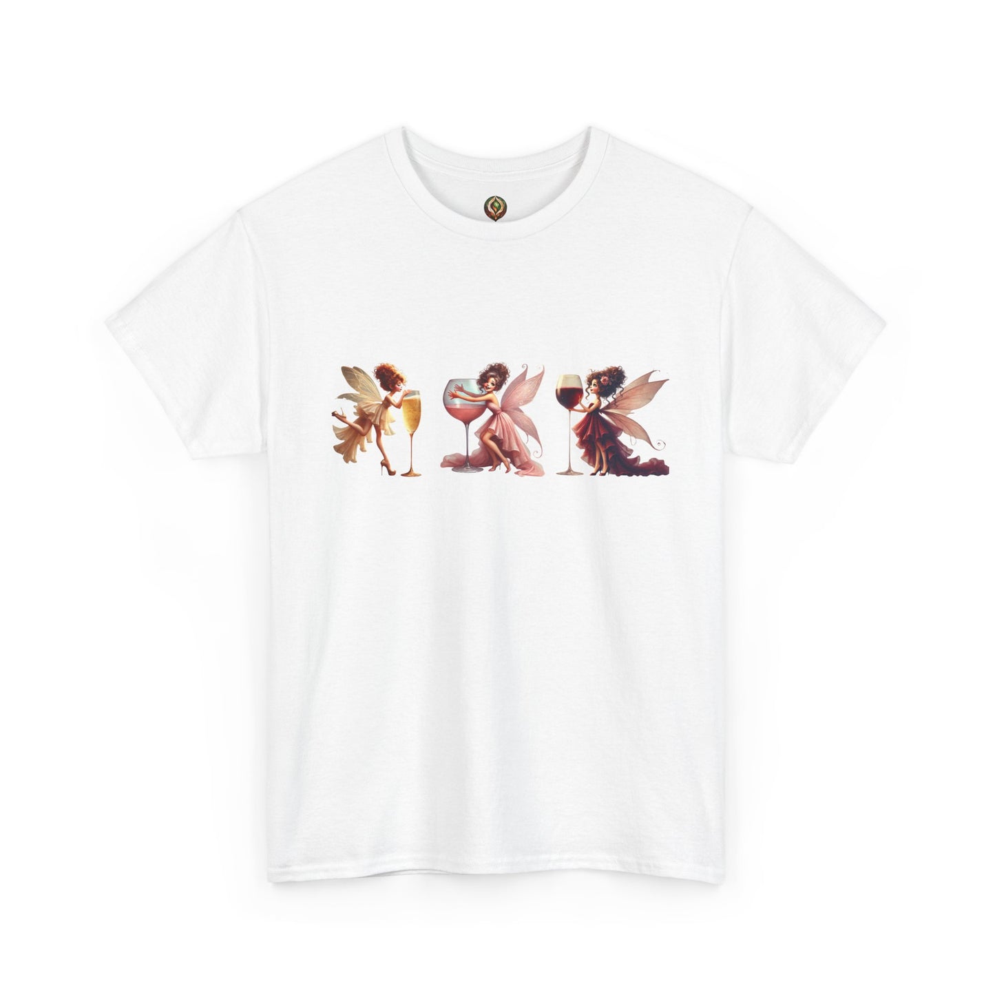 Spirited Sips & Whimsy Wings β Unisex Heavy Cotton Tee