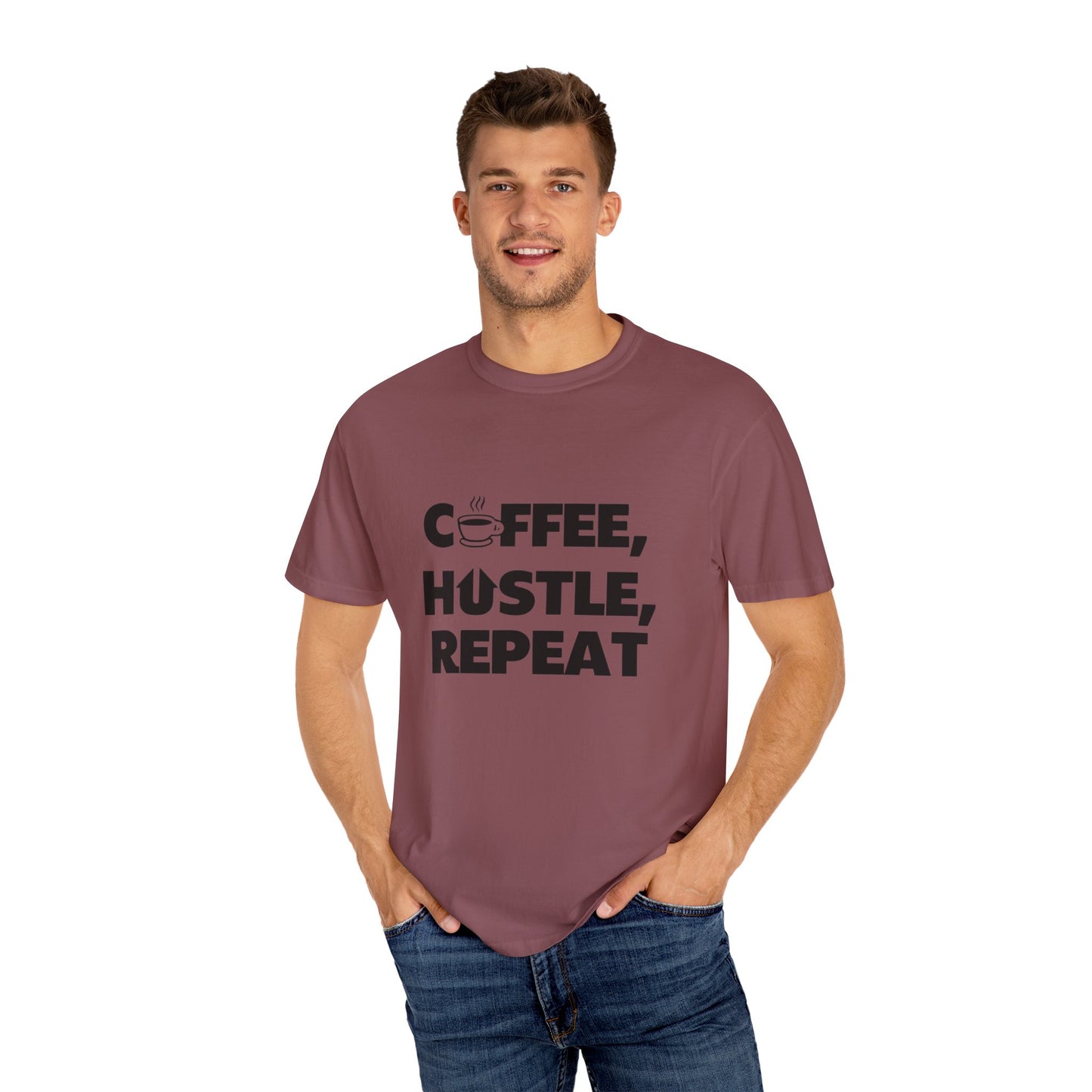 "Coffee, Hustle, Repeat" Unisex T-Shirt