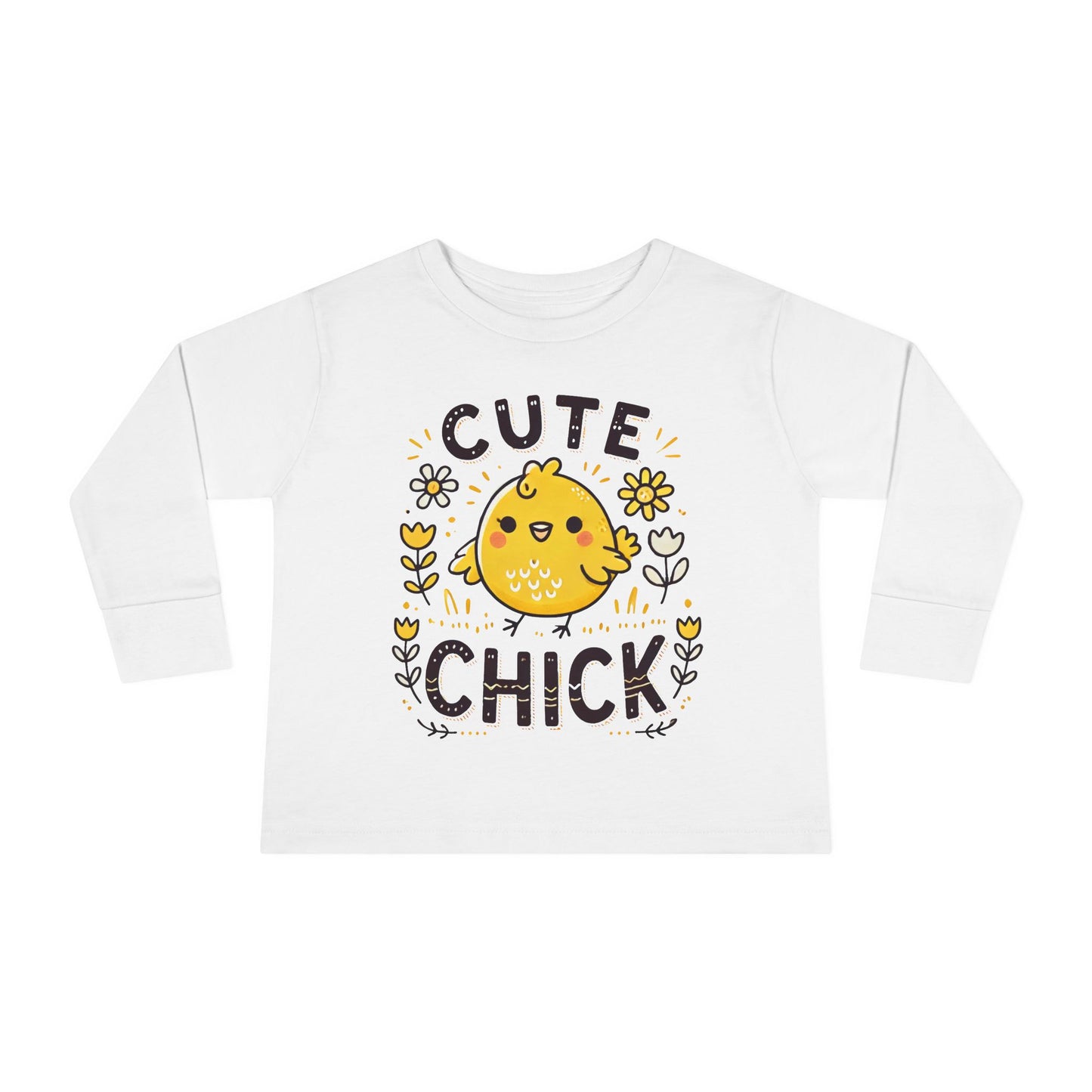 “Cute Chick” – Toddler Long Sleeve Tee