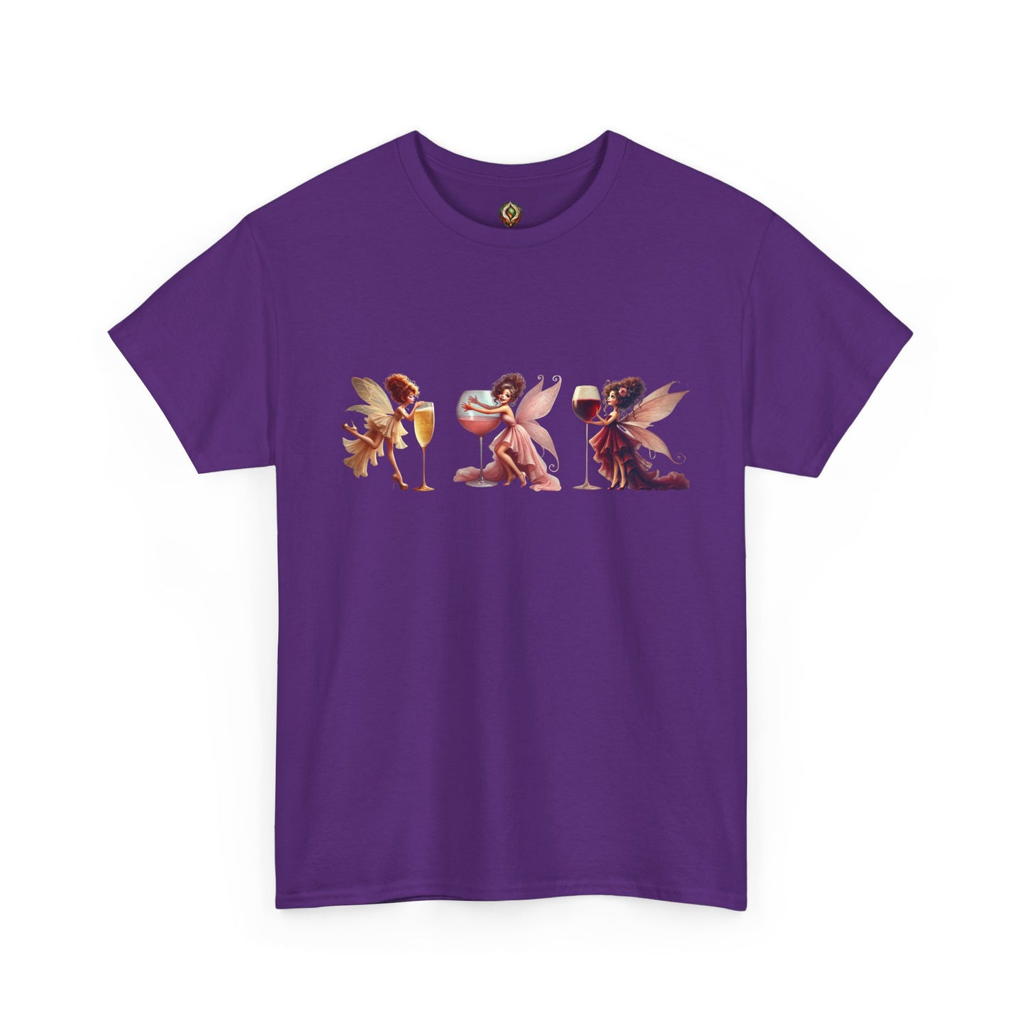 Spirited Sips & Whimsy Wings β Unisex Heavy Cotton Tee