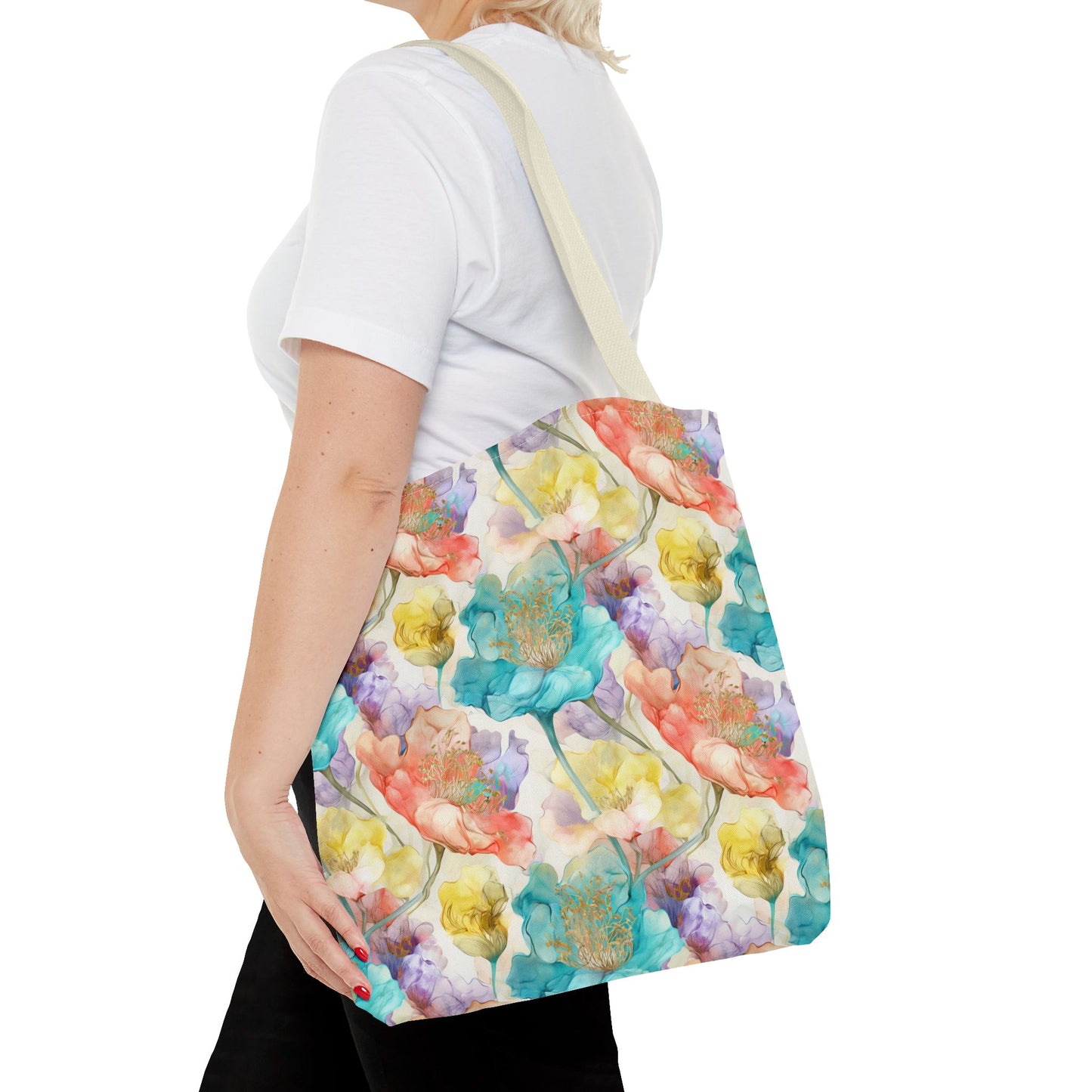 Watercolor Bloom ๐ธ Artistic Tote Bag