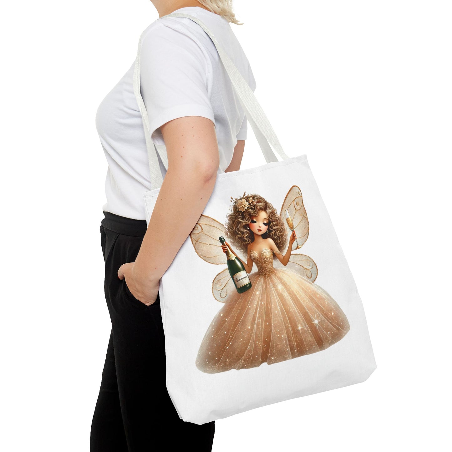 Golden Belle of Champagne Dreams – Luxe Tote Bag