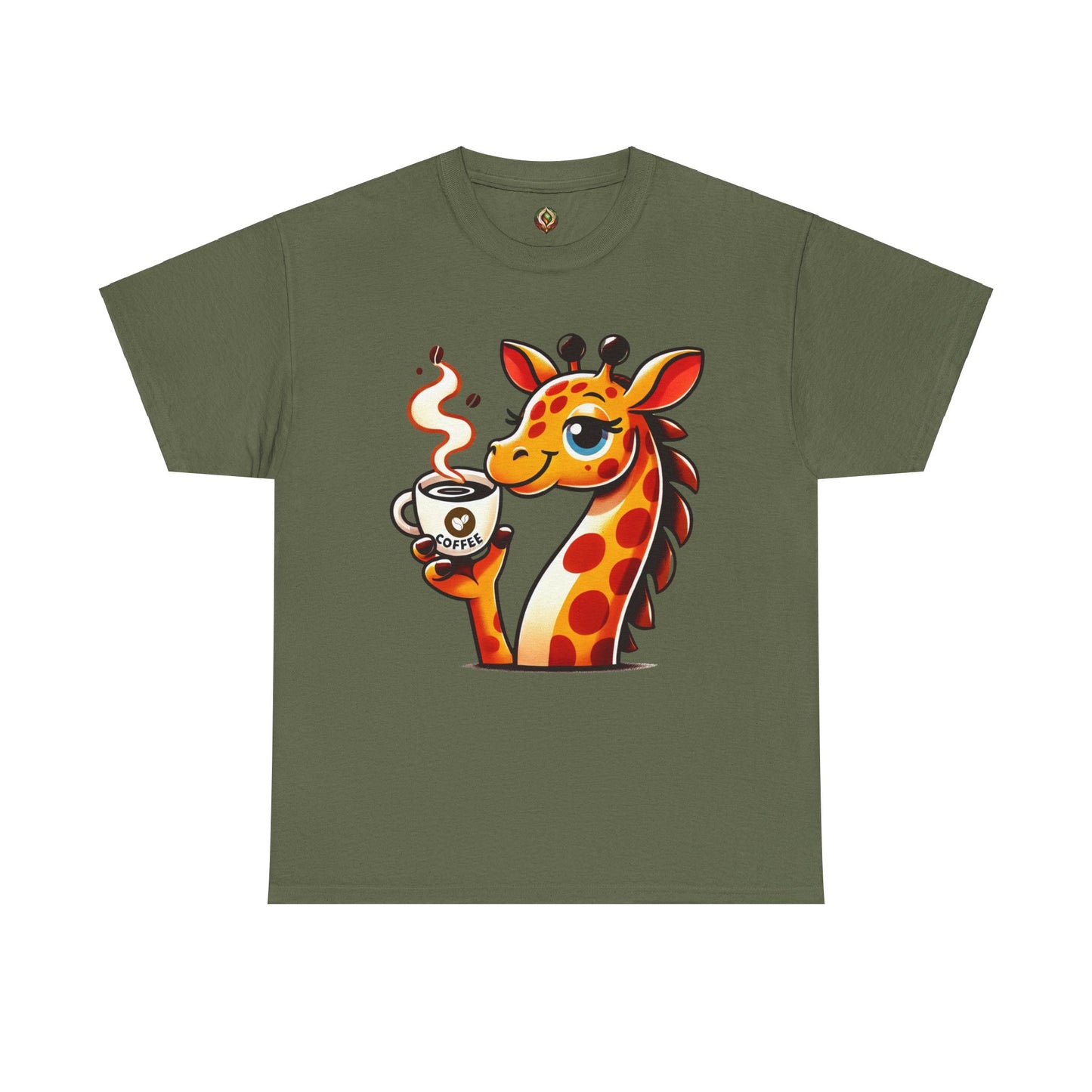 "Sassy Giraffe Coffee Lover" Unisex Tee