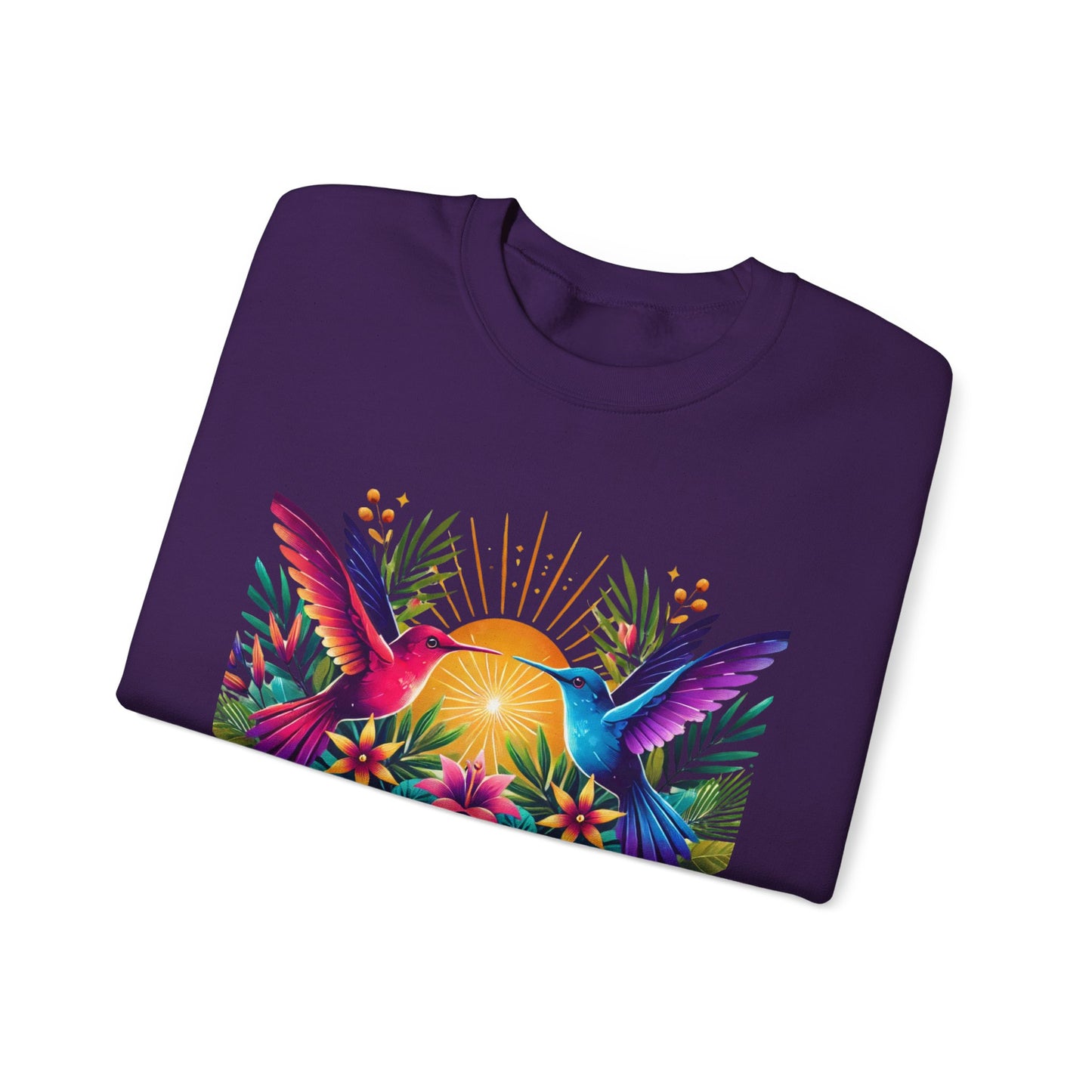 "Un Día a La Vez" Tropical Sunrise Crewneck Sweatshirt