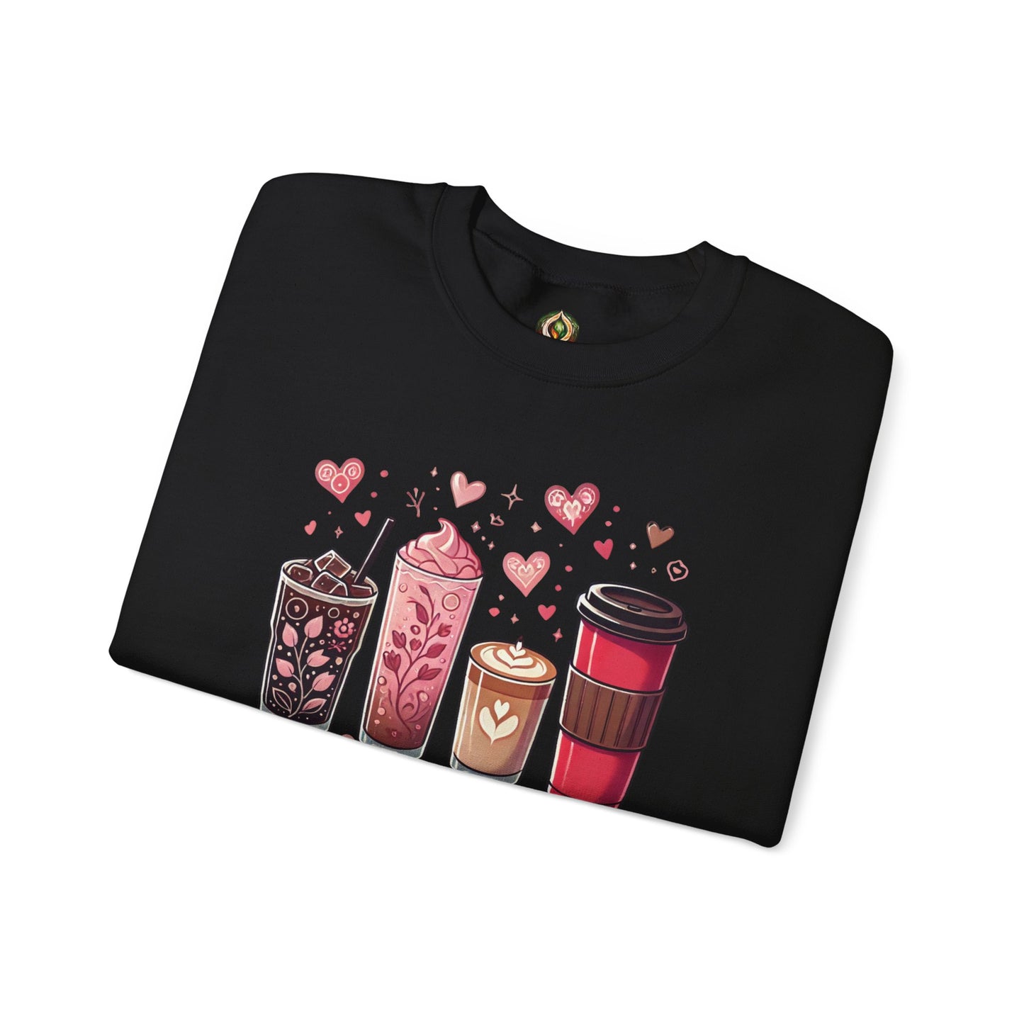 "Cup of Love" Coffee Lovers Crewneck